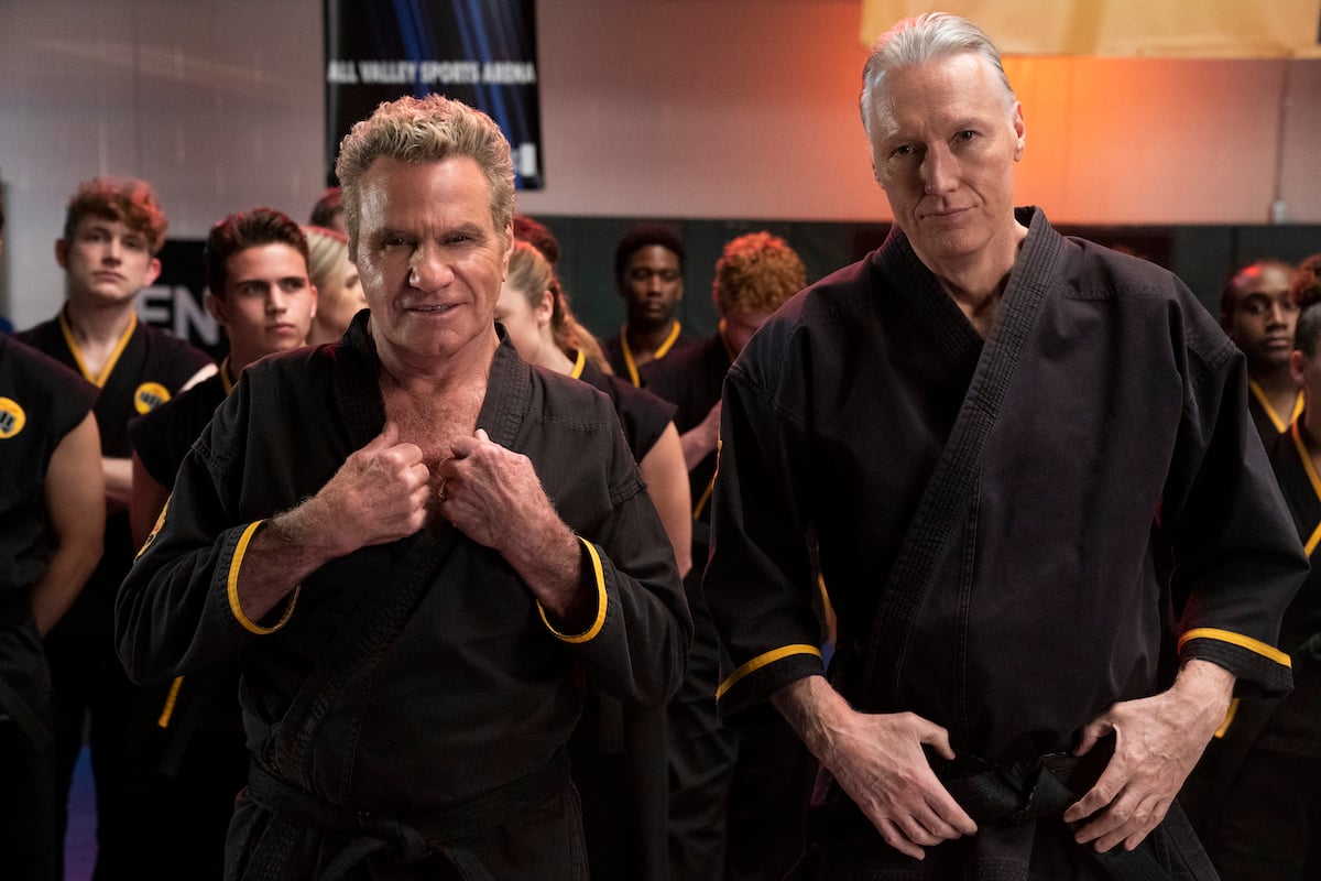 'Cobra Kai': Martin Kove Thomas Ian Griffith stand together on the sidelines of the tournament