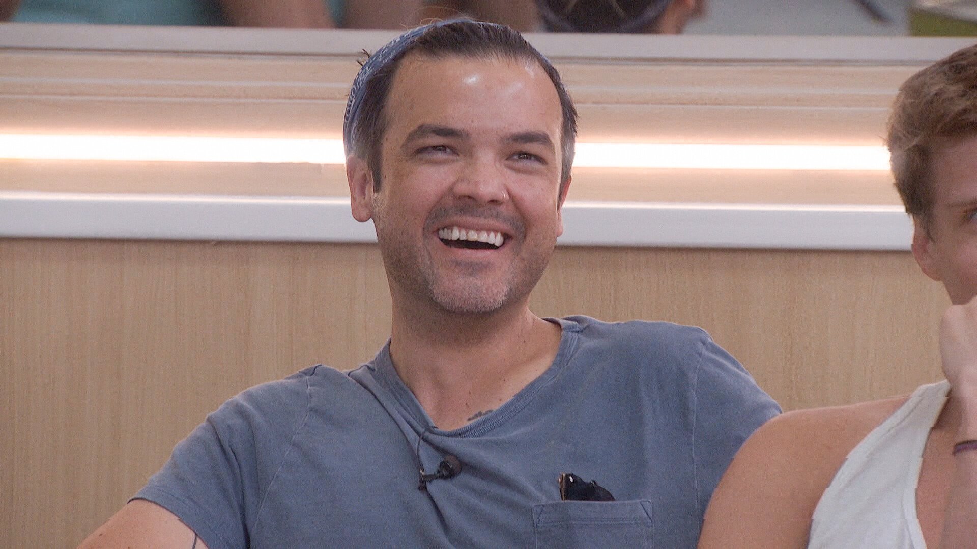 Daniel Durston smiling during 'Big Brother 24'