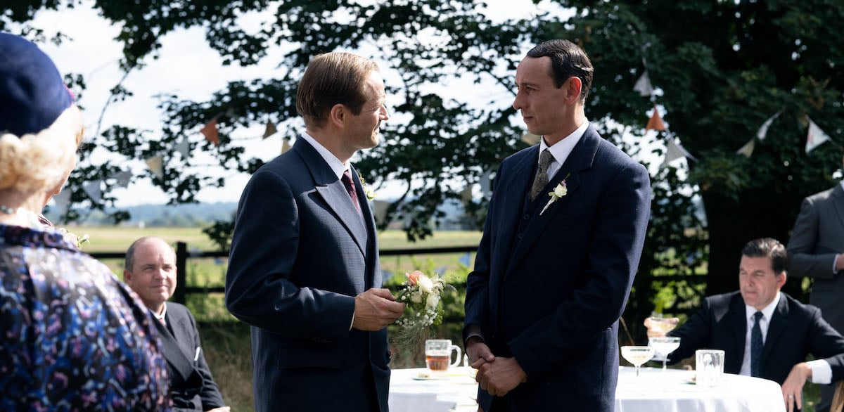 Daniel talking to Leonard in the 'Grantchester' Season 7 finale