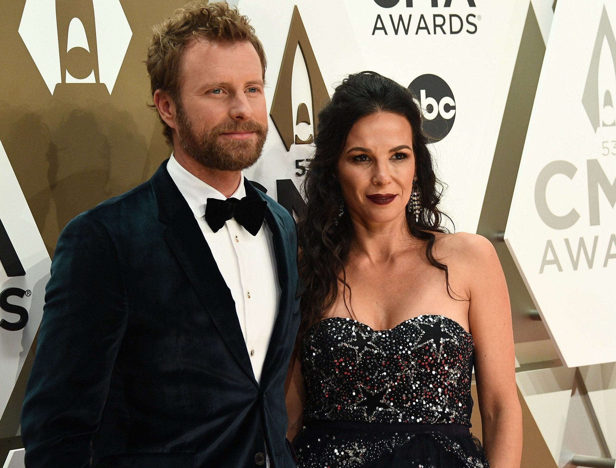 Dierks Bentley and Cassidy Black attend the 53rd Annual CMA Awards