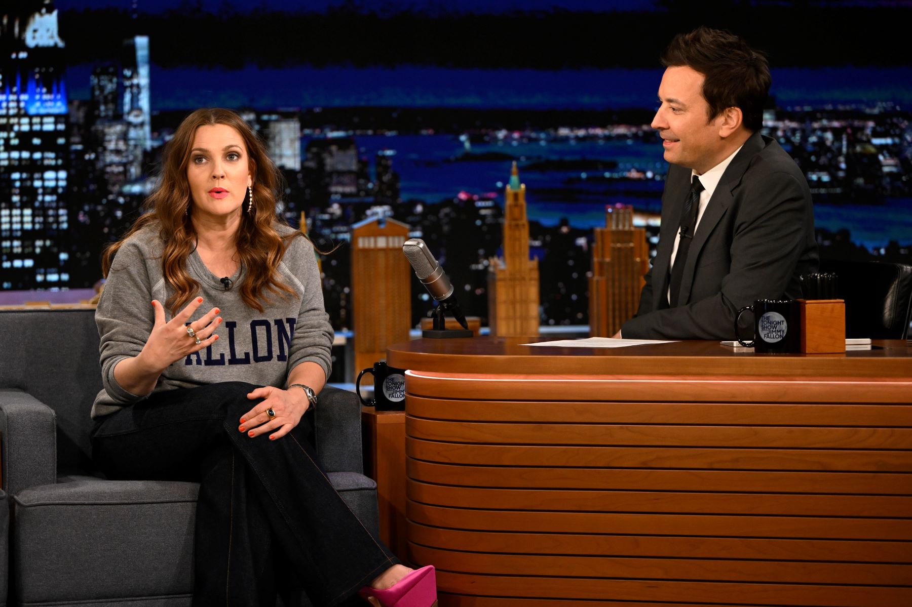 Drew Barrymore on 'The Tonight Show with Jimmy Fallon'