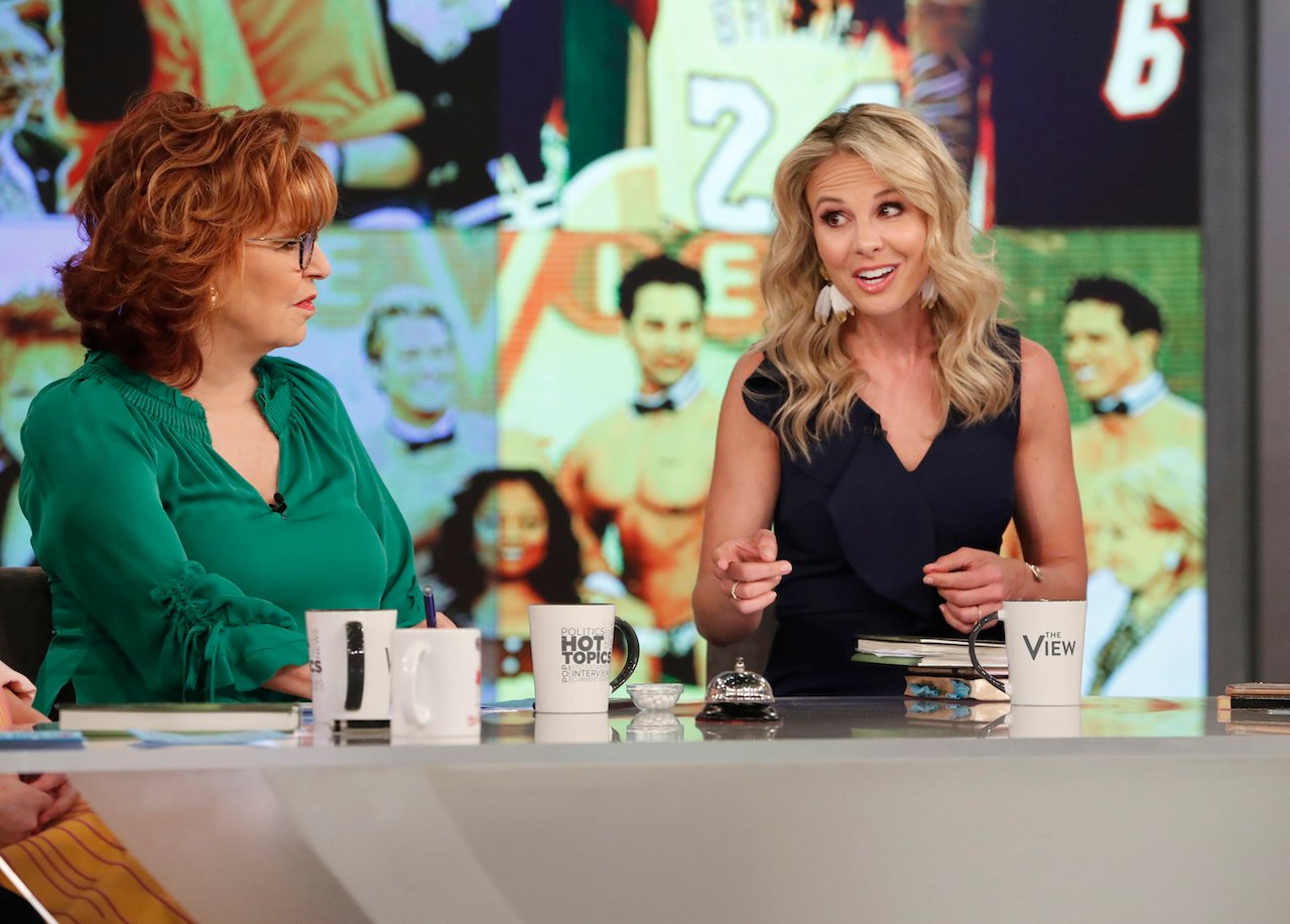 Joy Behar and Elisabeth Hasselbeck on 'The View' in 2019