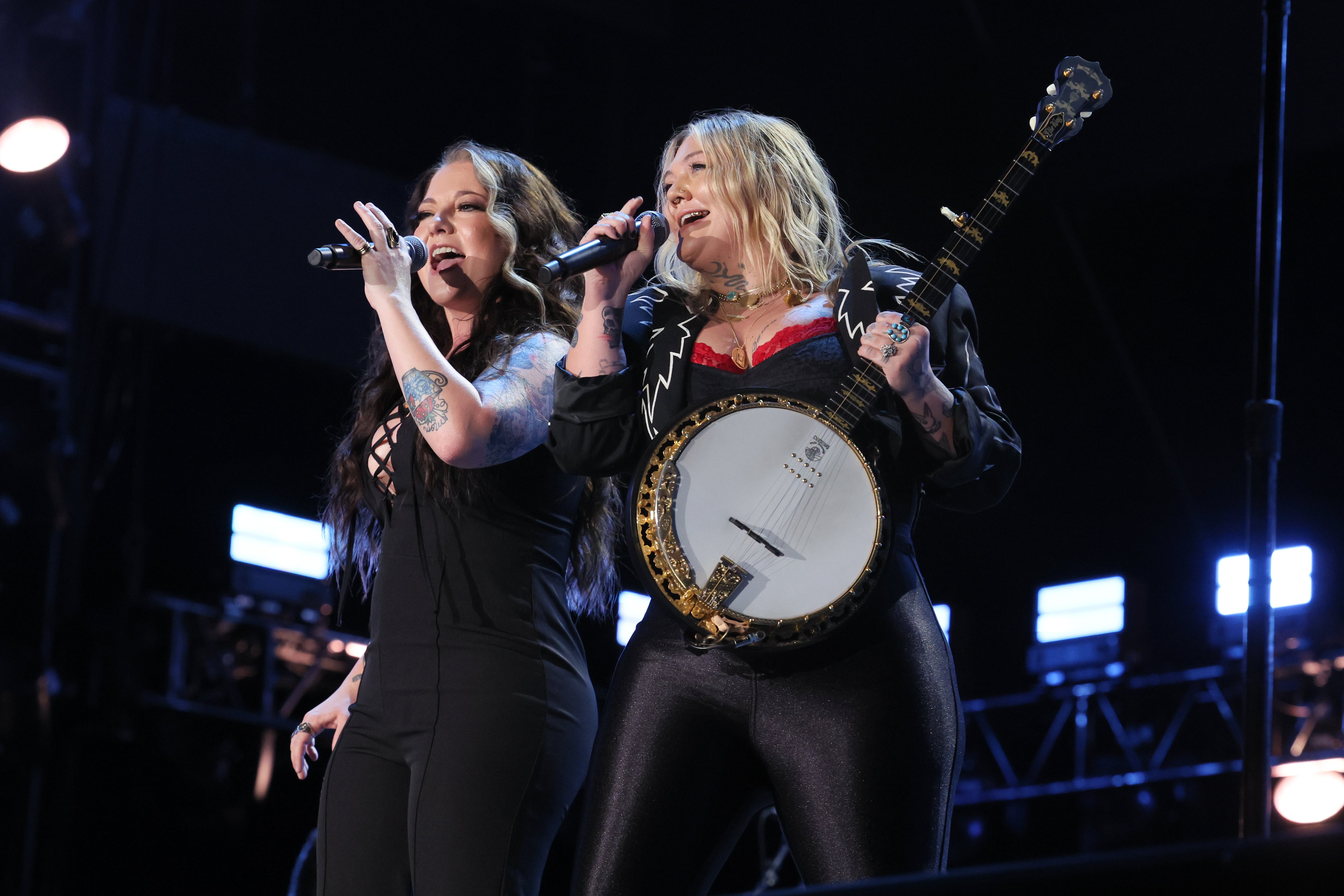 Ashley McBryde and Elle King perform during day 4 of CMA Fest 2022