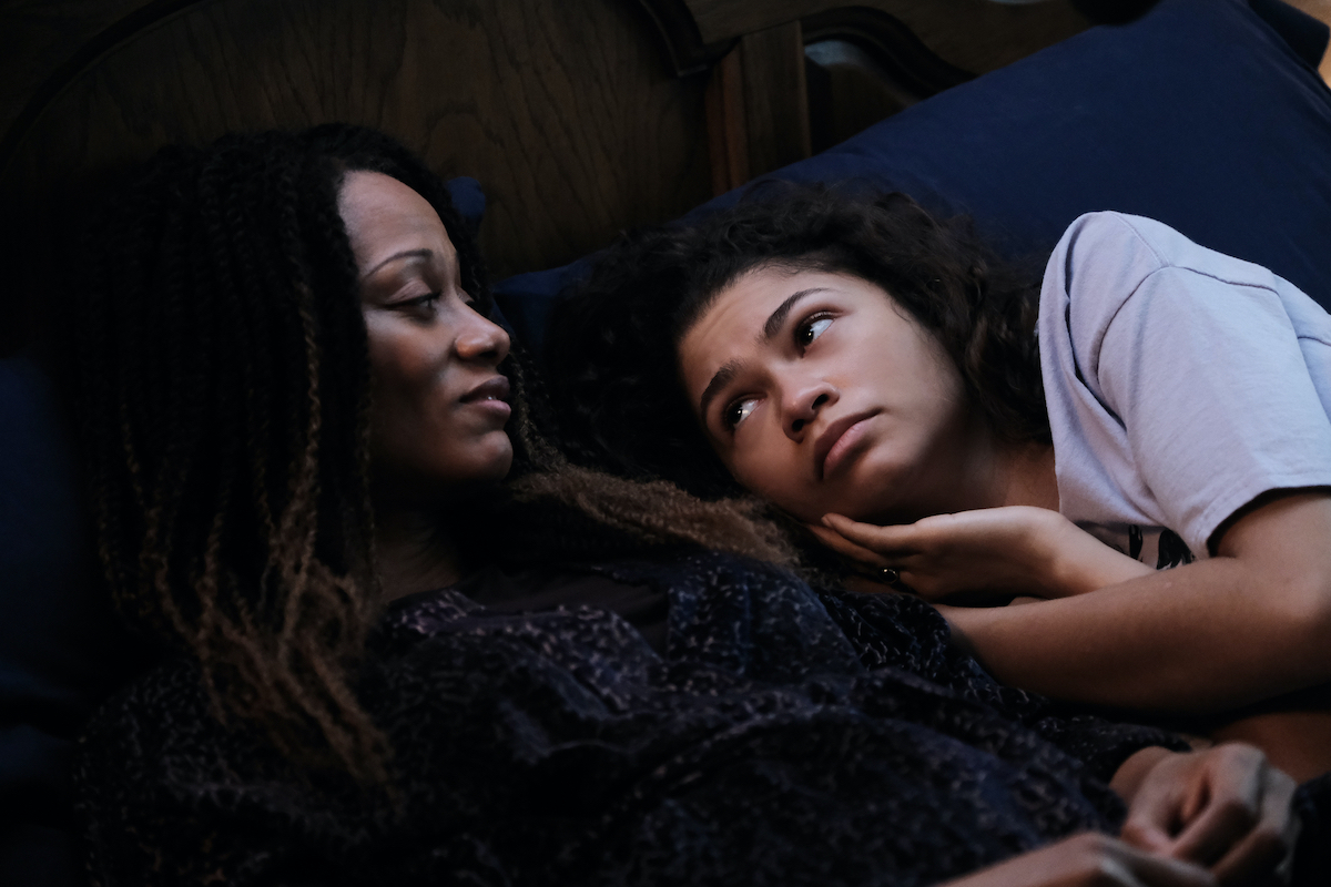 'Euphoria' actors Nika King as Leslie Bennett and Zendaya as Rue Bennett