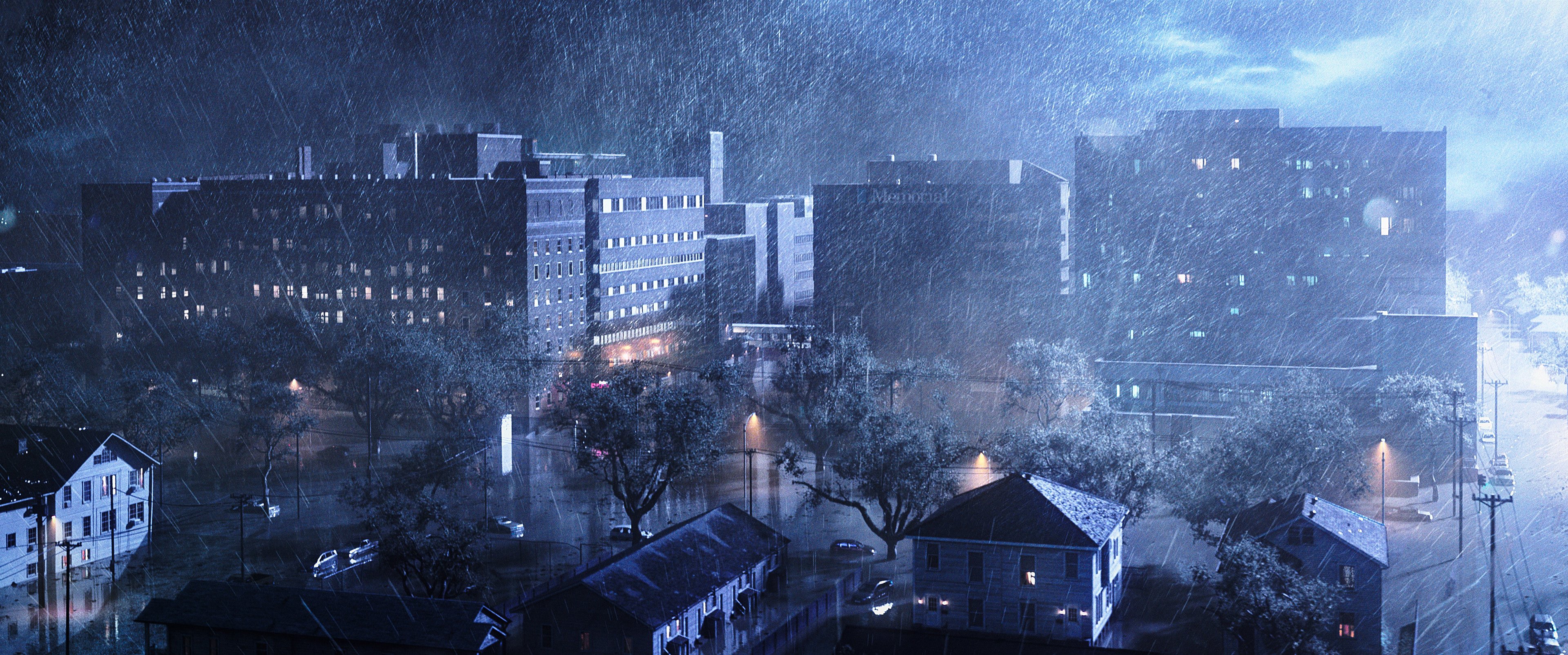 'Five Days At Memorial' scene of Hurricane Katrina hitting the hospital