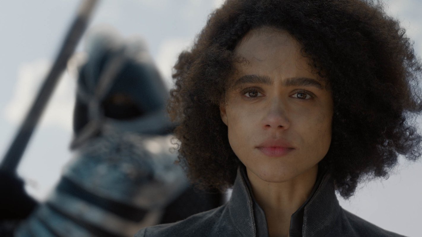 'Game of Thrones': Nathalie Emmanuel stands on the deck of a boat
