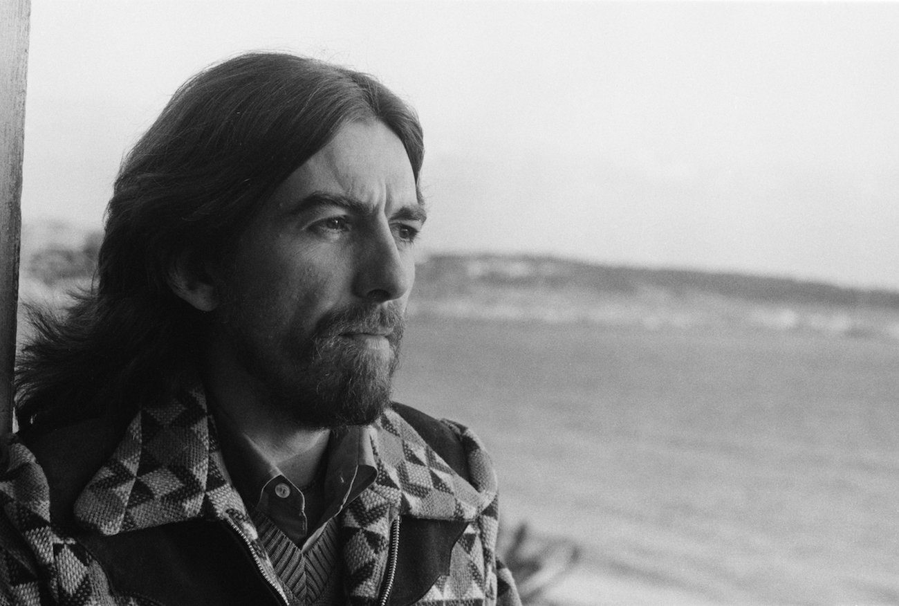 George Harrison in Cannes, France, 1976.