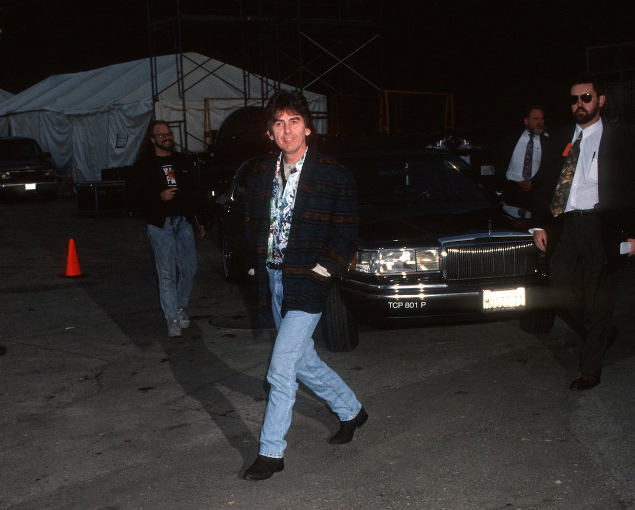 George Harrison at the 1992 Billboard Music Awards. 