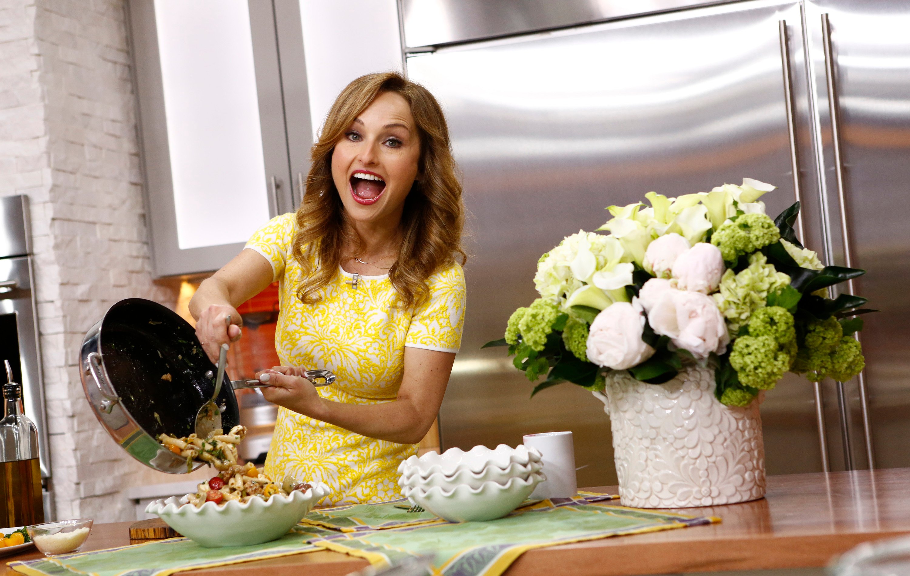 Giada De Laurentiis Proves Polenta Goes With Just About Any Meal