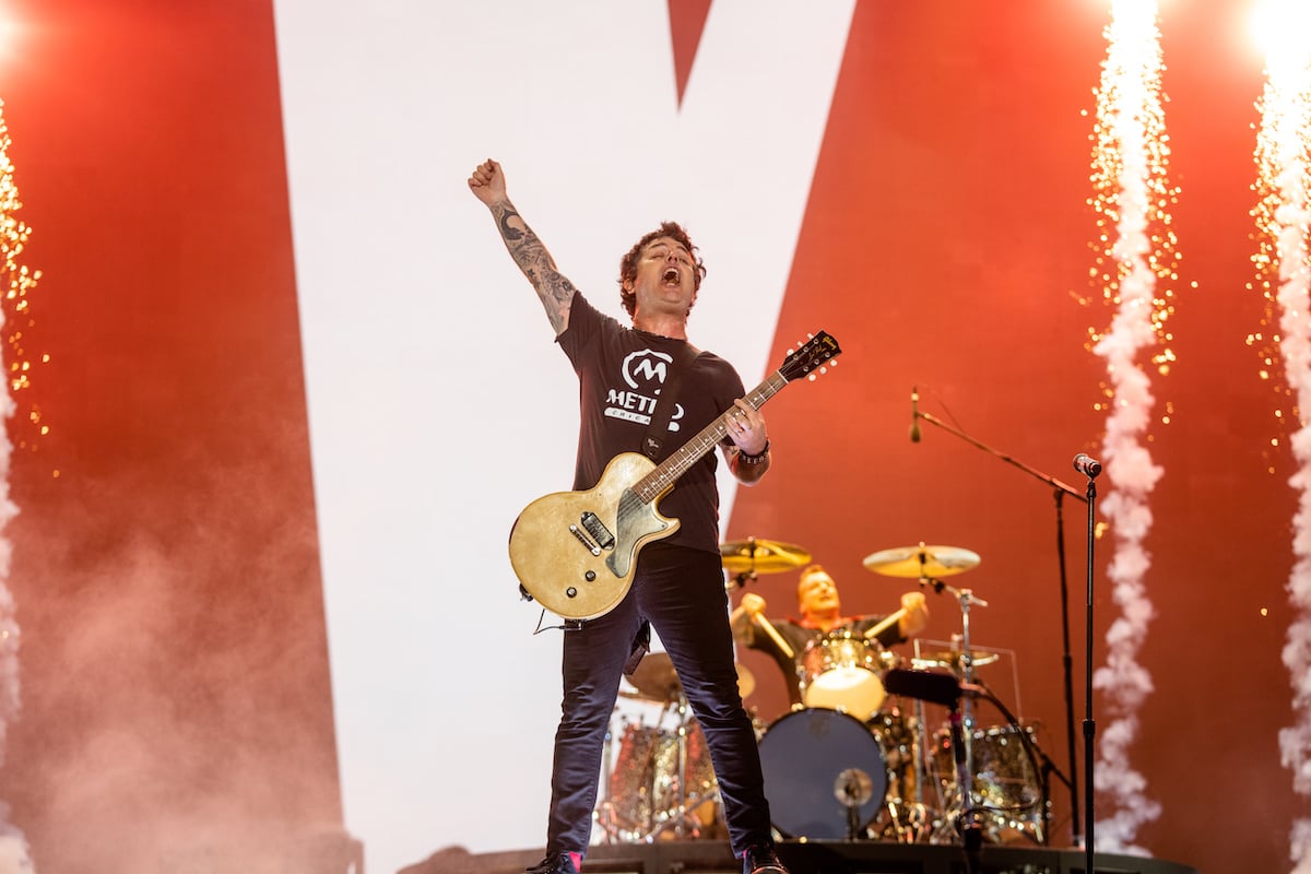 Billie Joe Armstrong of Green Day performs during Lollapalooza
