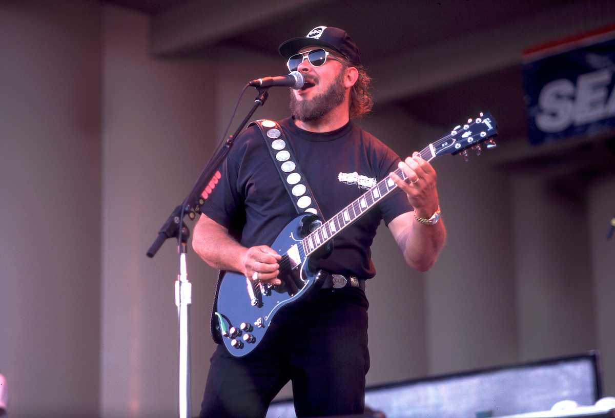 Hank Williams Jr. performs on stage