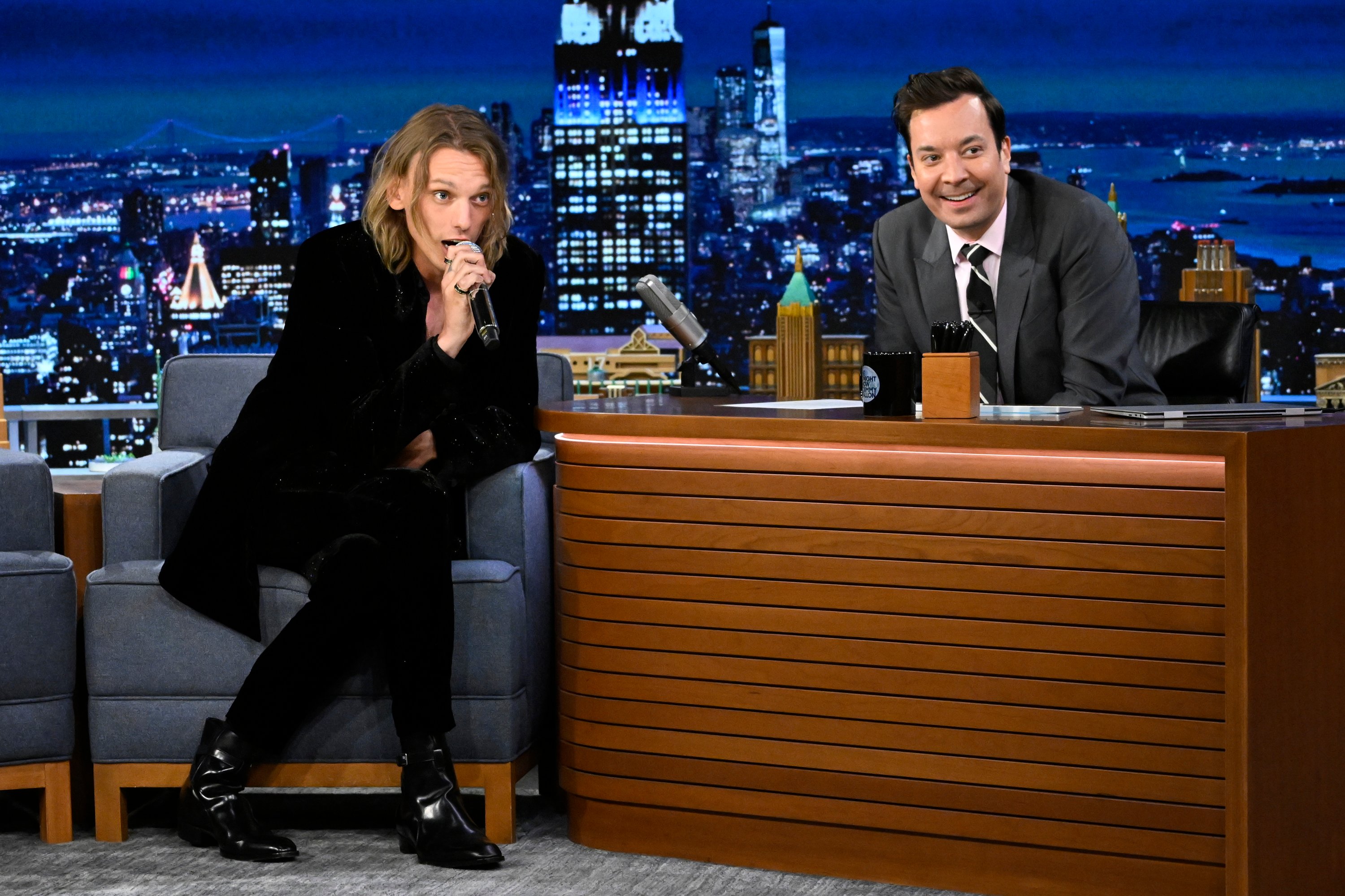Actor Jamie Campbell Bower on 'The Tonight Show Starring Jimmy Fallon'