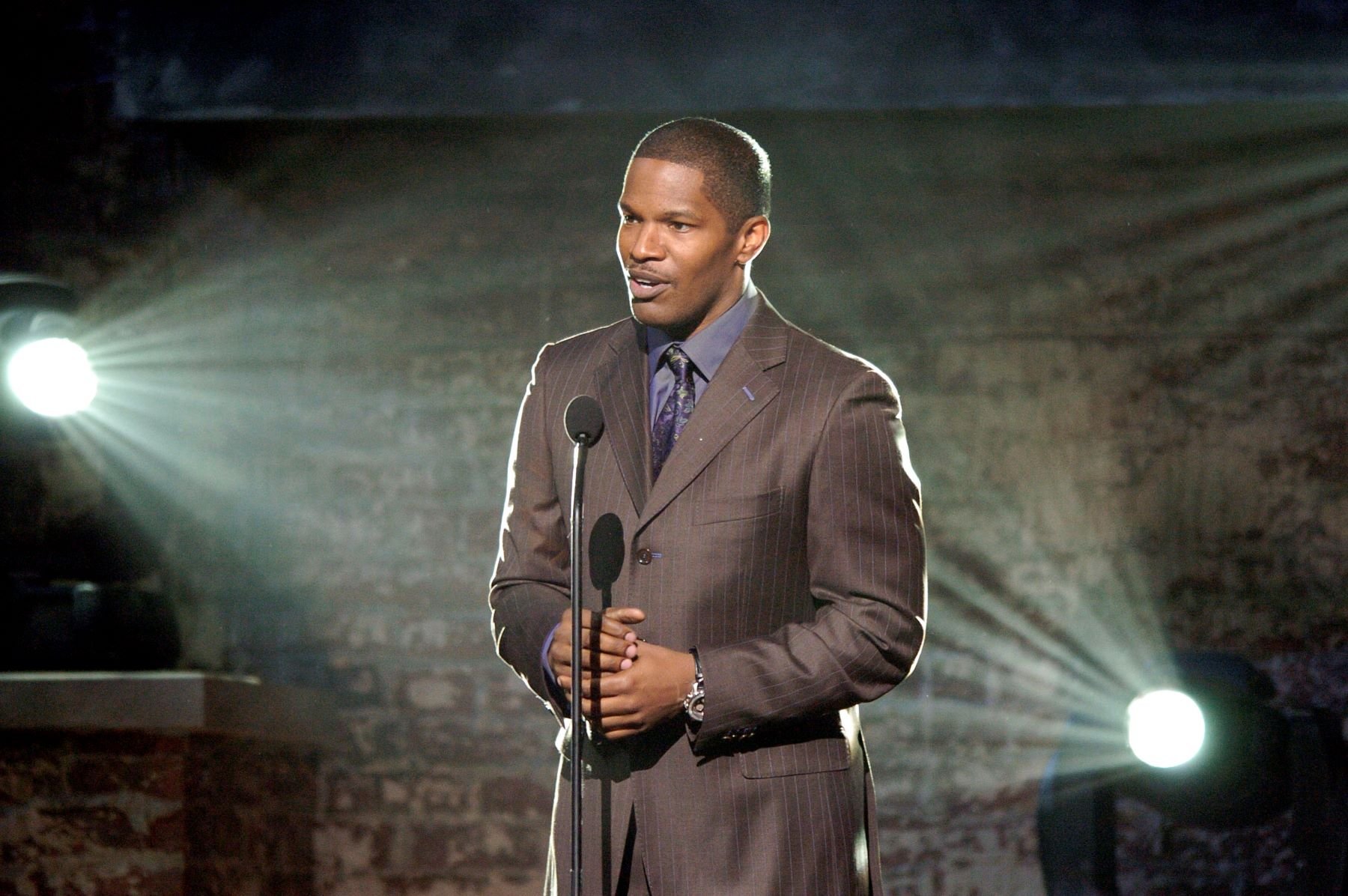 Jamie Foxx at 'Genius A Night For Ray Charles' at the Staples Center in Los Angeles, California