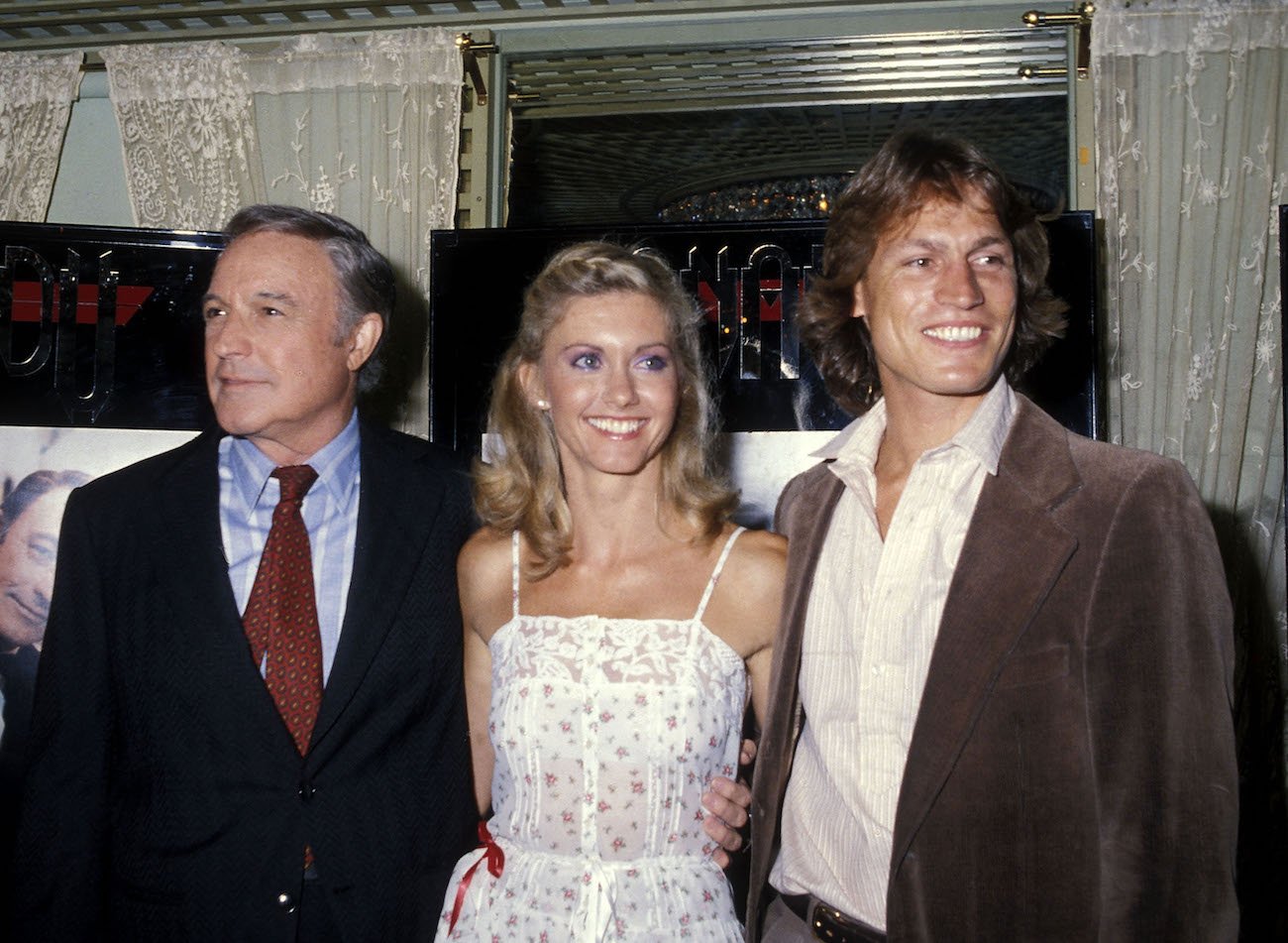 Gene Kelly, Olivia Newton-John, and Michael Beck from 'Xanadu.'