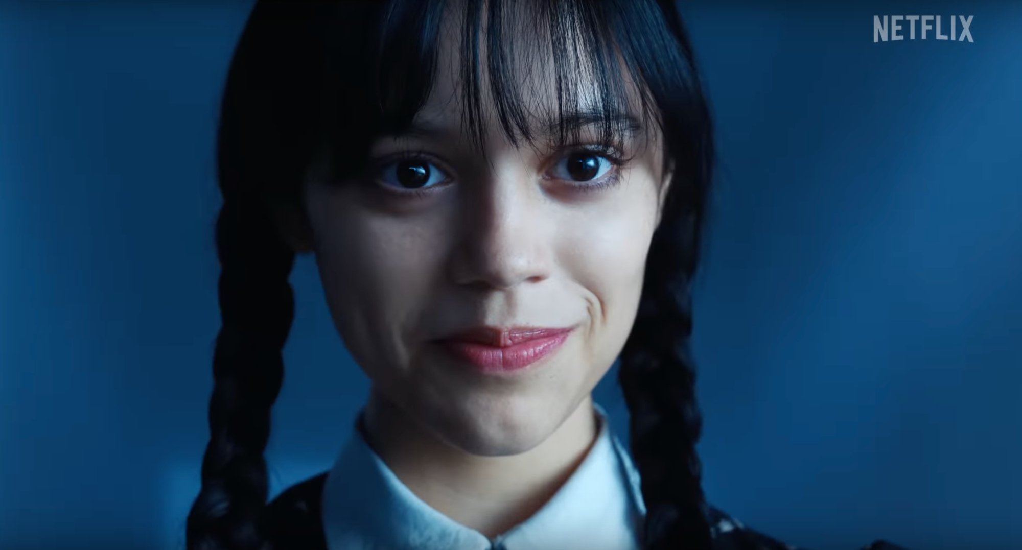 Jenna Ortega as Wednesday Addams in 'Wednesday' trailer.