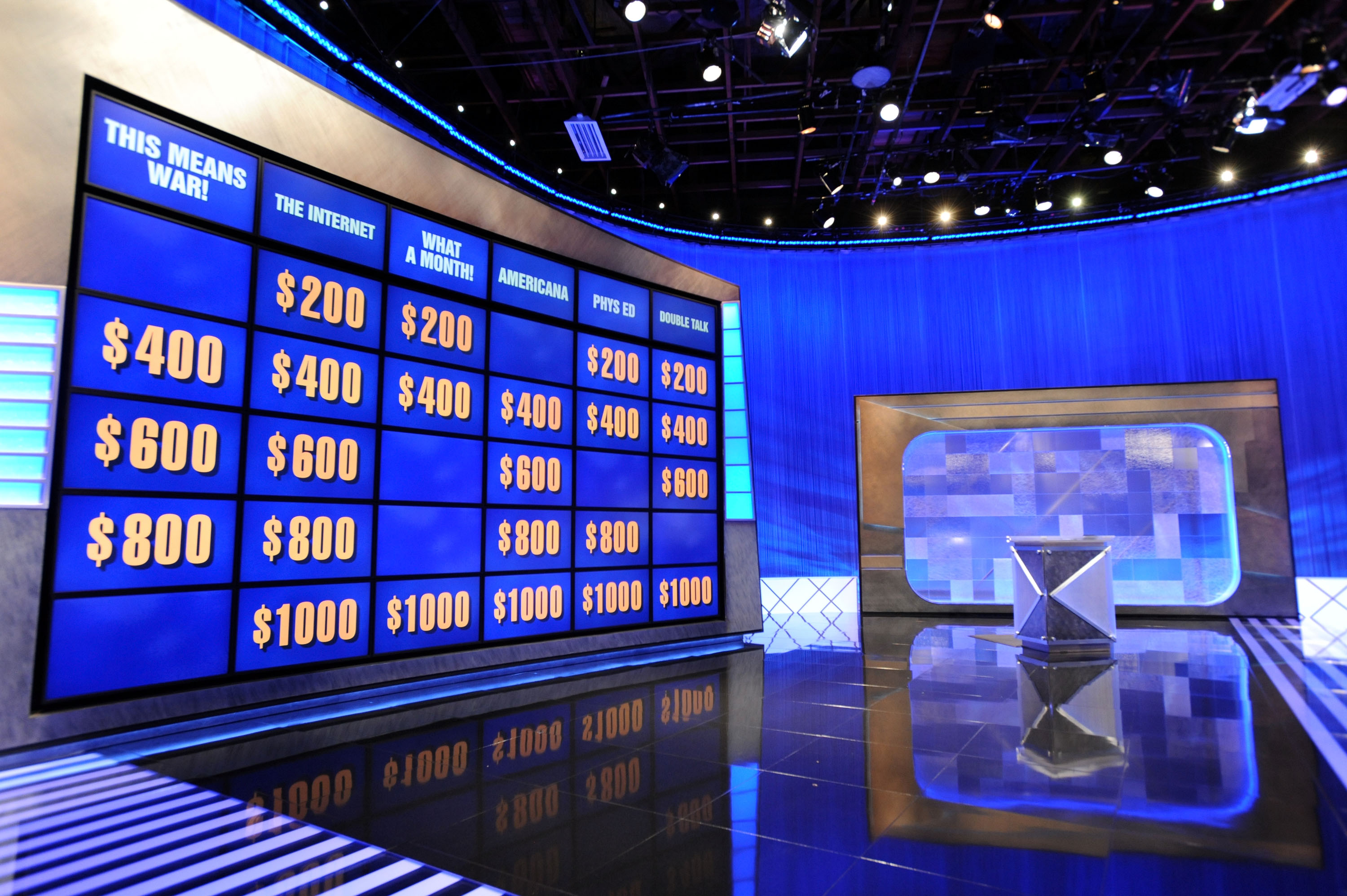 'Jeopardy!' game board
