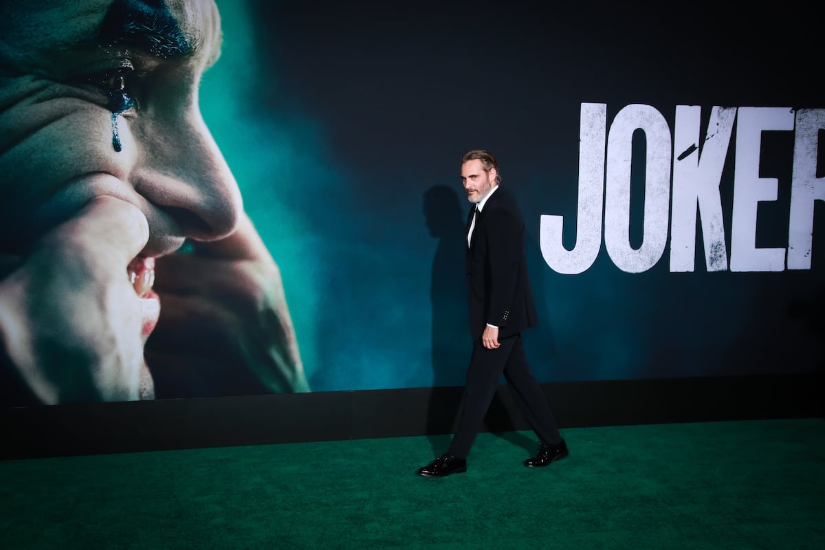 Joaquin Phoenix attends the premiere of Joker in 2019