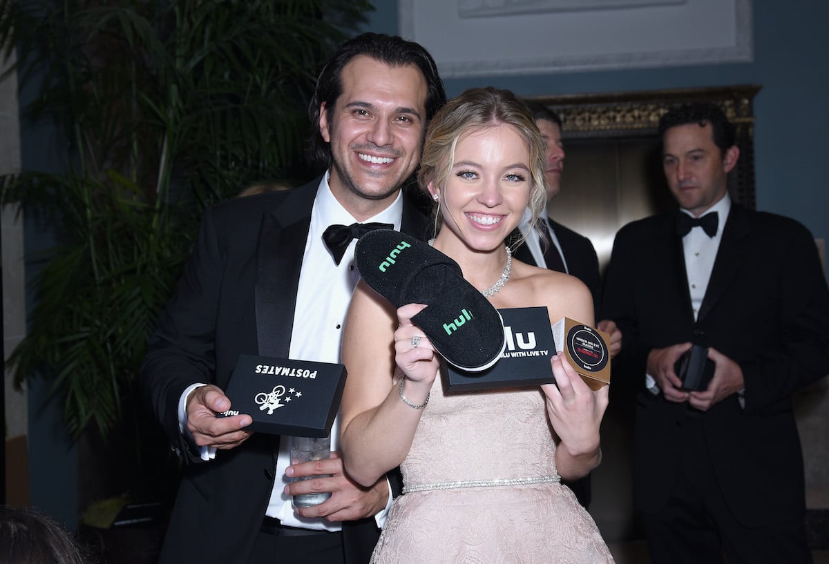 Sydney Sweeney and her boyfriend Jonathan Davino in 2018