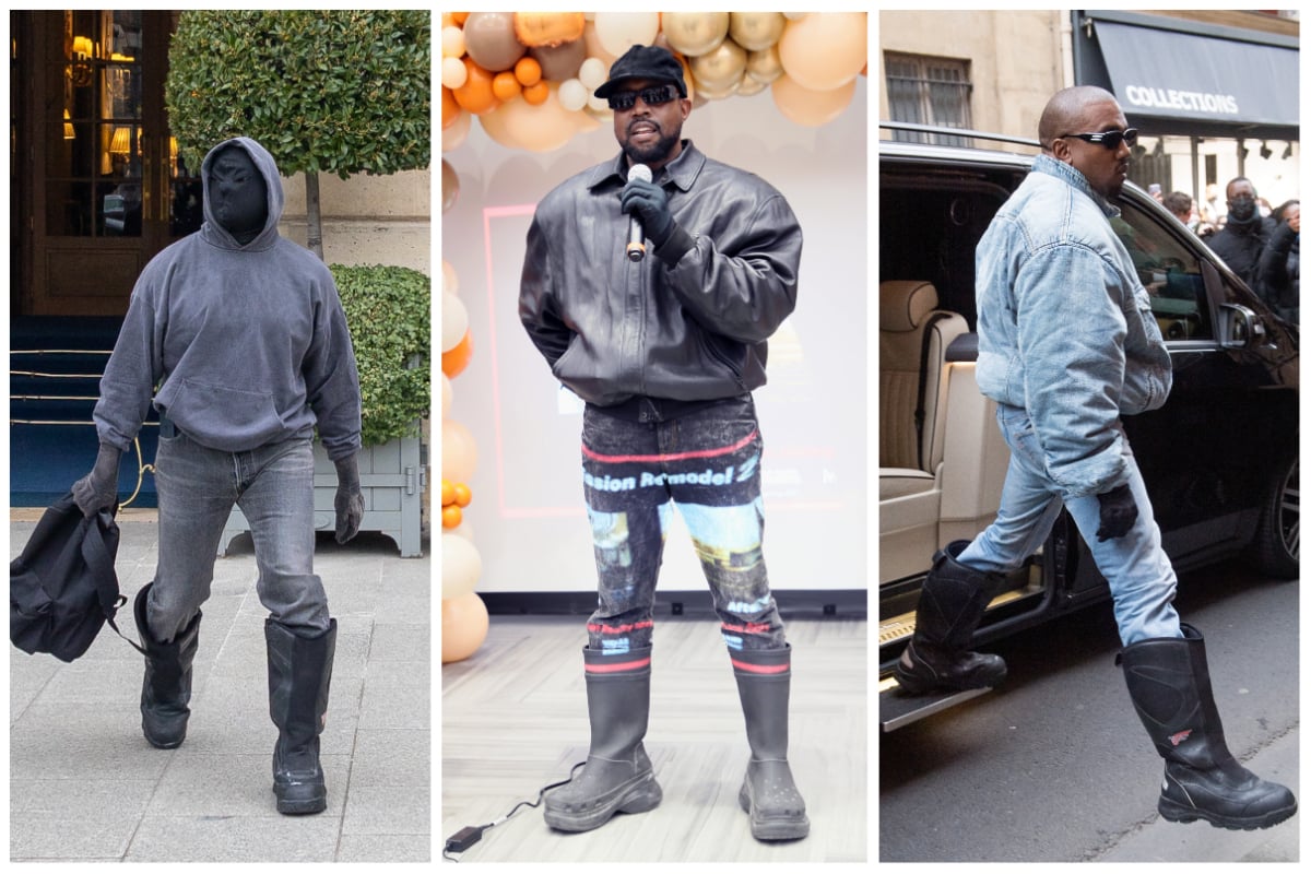 Addison Rae Copies Kanye West's Style As She Wears Bulky Rain Boots To ...