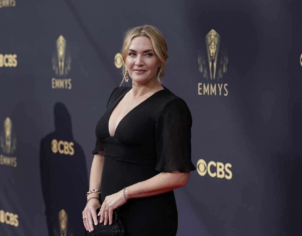 Kate Winslet on the red carpet at the Primetime Emmy Awards