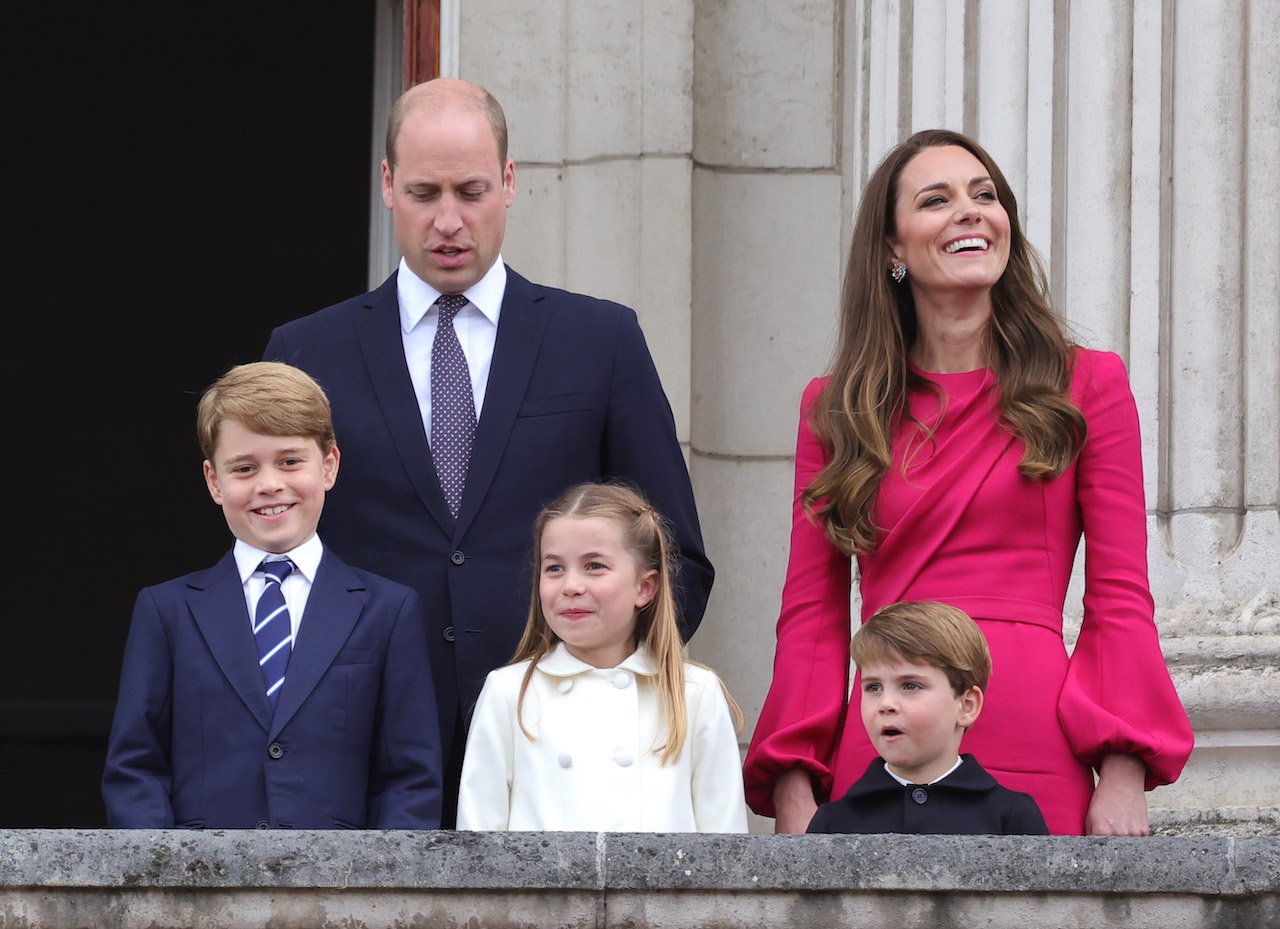 Kate Middleton, pictured with her family in 2022, recently flew economy