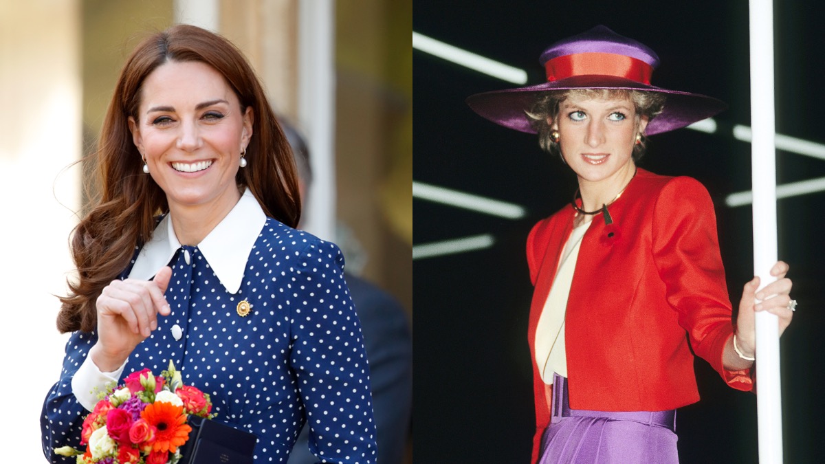 Kate Middleton (L) is a 'very different woman' than Princess Diana (R) according to one royal expert