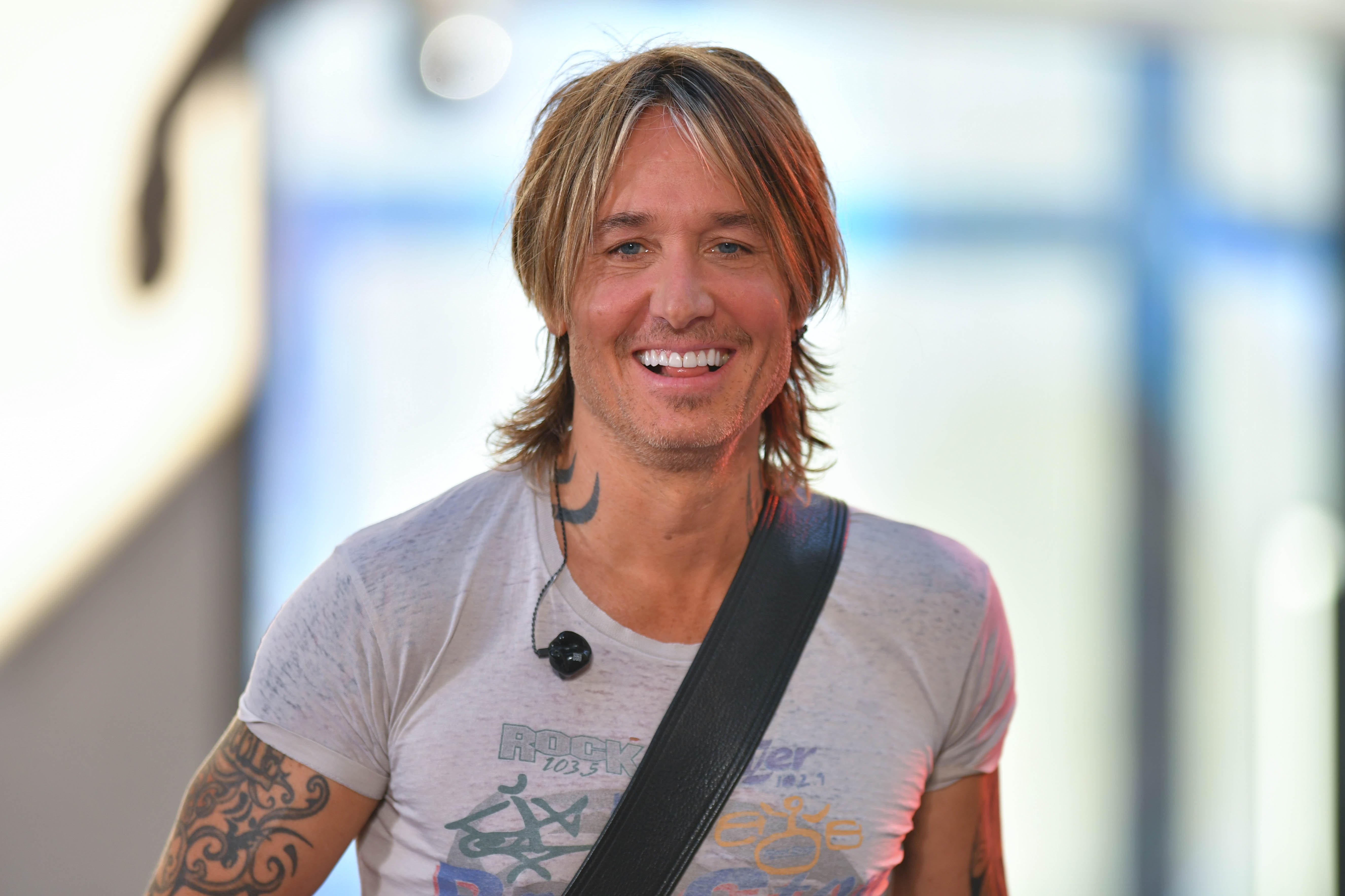 Keith Urban performing during NBC's 'Today' show Citi Concert Series