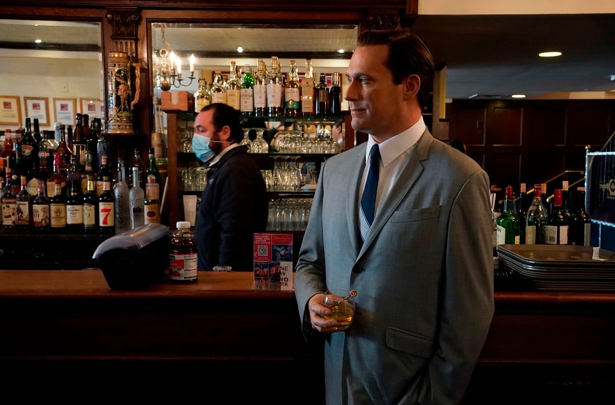 a wax statue of Don Draper in 'Mad Men'