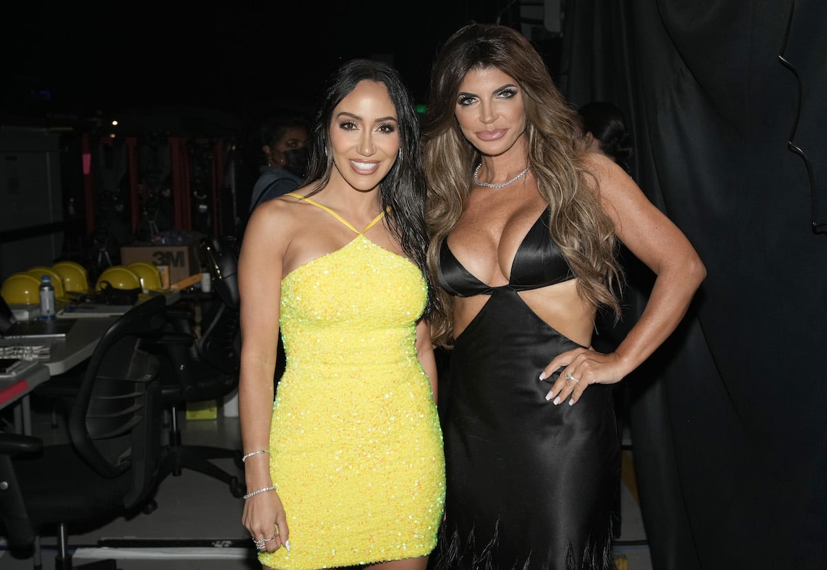 RHONJ stars Melissa Gorga and Teresa Giudice, who are reportedly feeding again after Giudice's wedding.