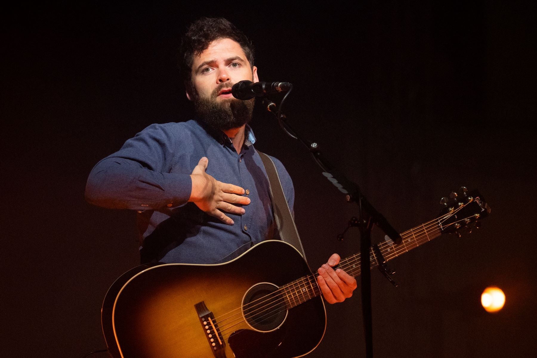 Michael David Rosenberg of Passenger performing at Estragon in Bologna, Italy