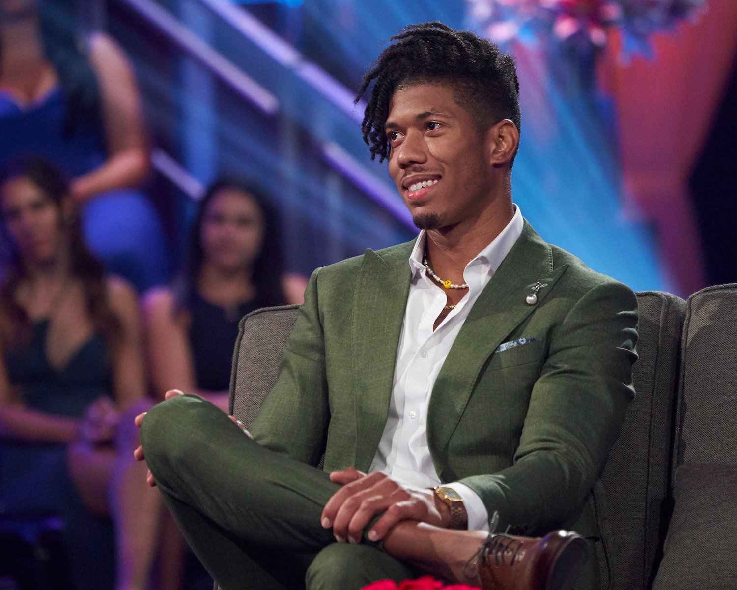 Nate Mitchell on 'The Bachelorette' Season 19 Men Tell All stage
