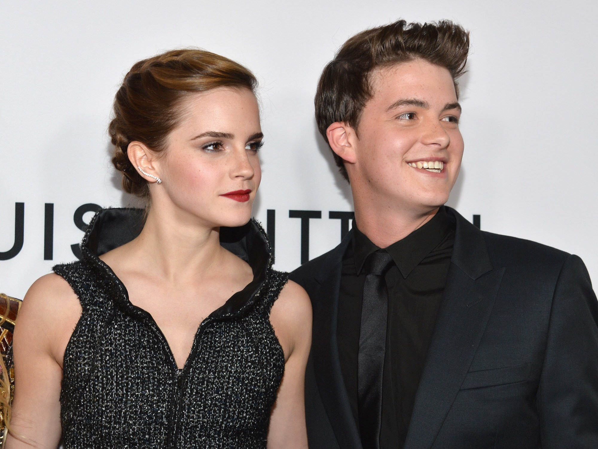 Emma Watson and Israel Broussard at the premiere of A24's 'The Bling Ring' in 2013.