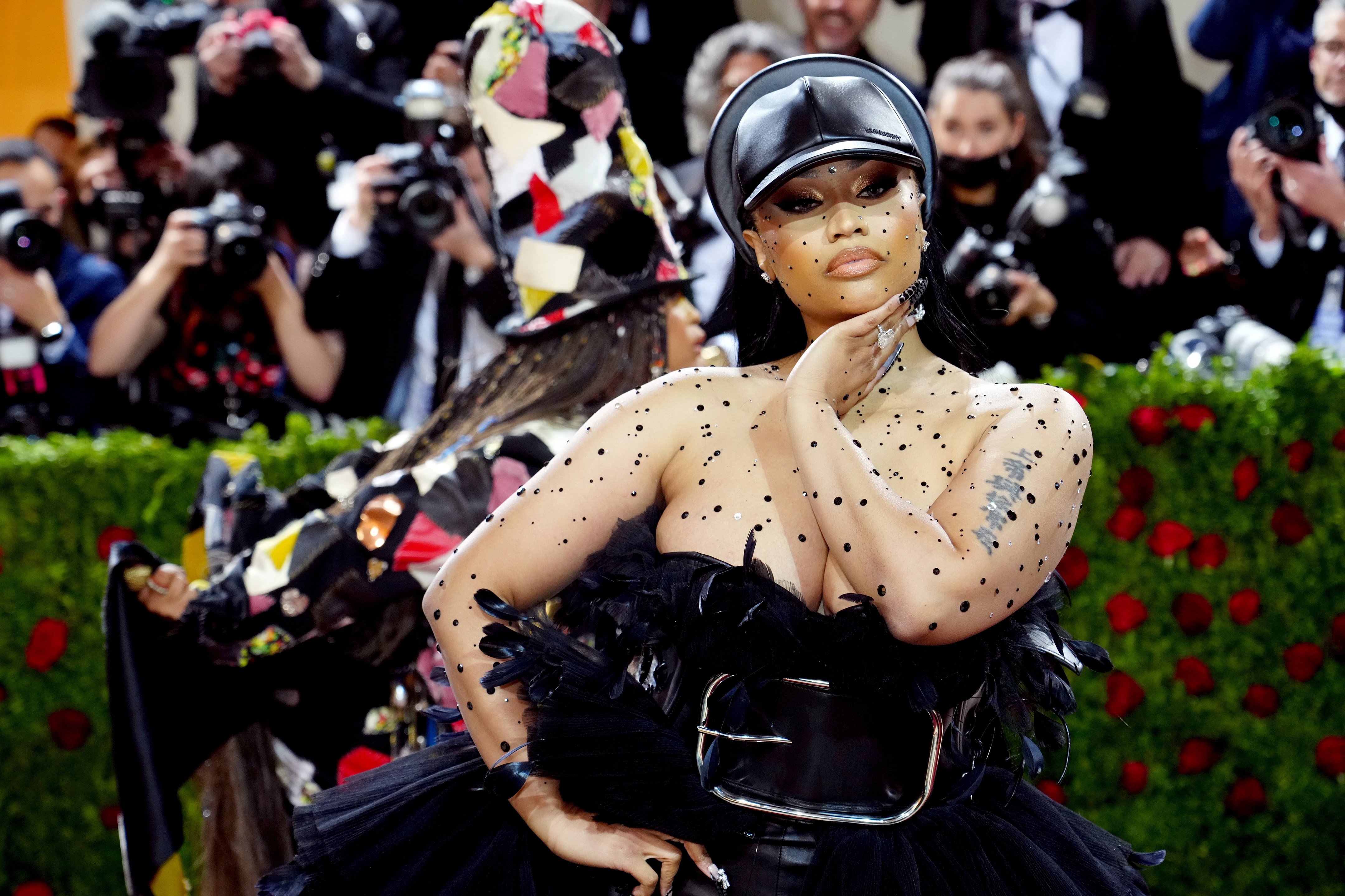 Nicki Minaj attends the 2022 Met Gala