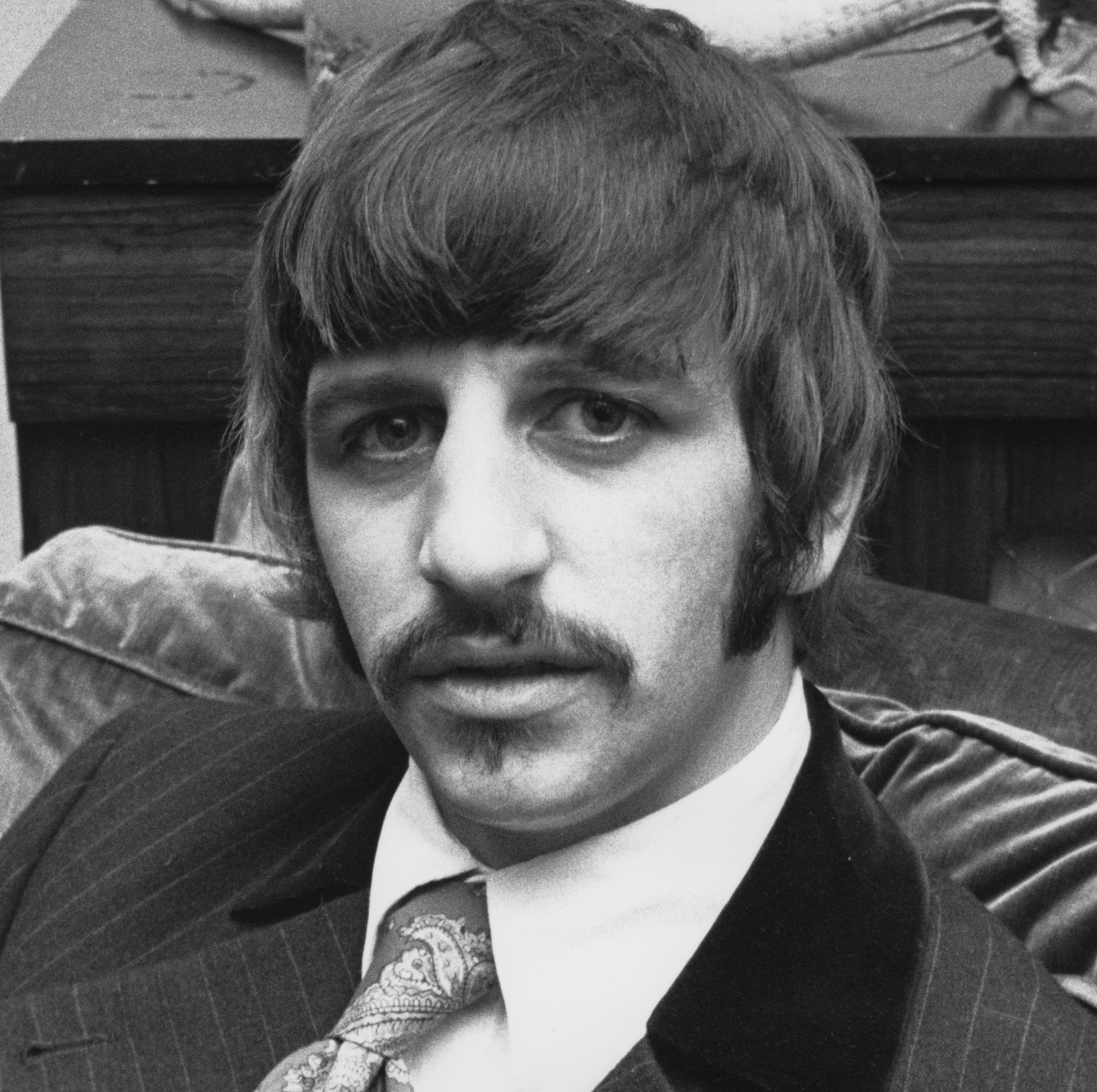 The Beatles' Ringo Starr wearing a suit