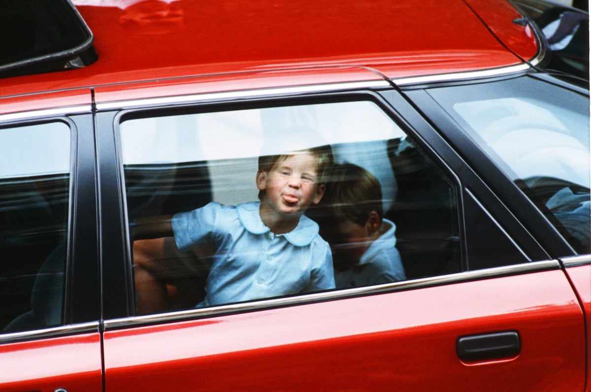 Prince Harry and Prince William, who had memories of driving with Princess Diana
