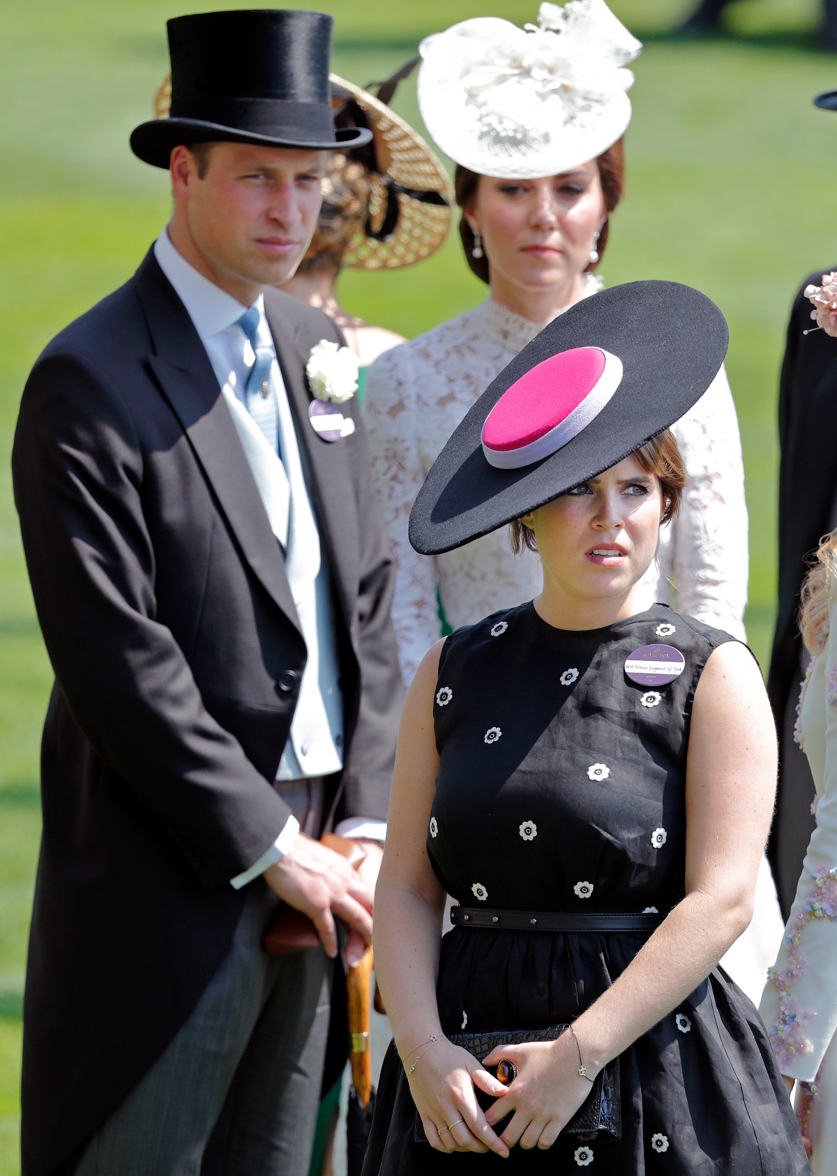 Prince William, Kate Middleton, and Princess Eugenie attend day 1 of Royal Ascot