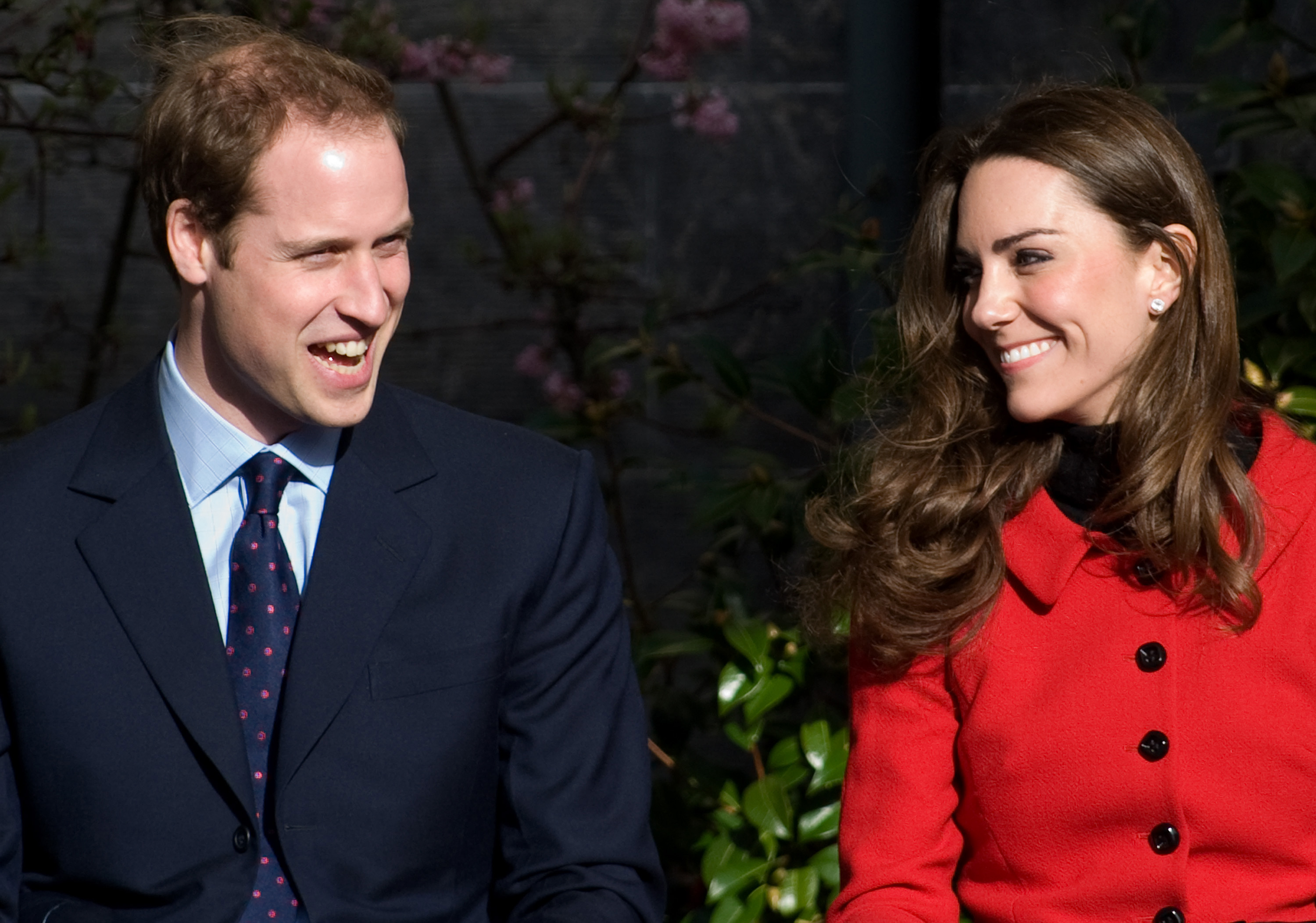 Prince William and Kate Middleton visit their alma mater University of St. Andrews in 2011