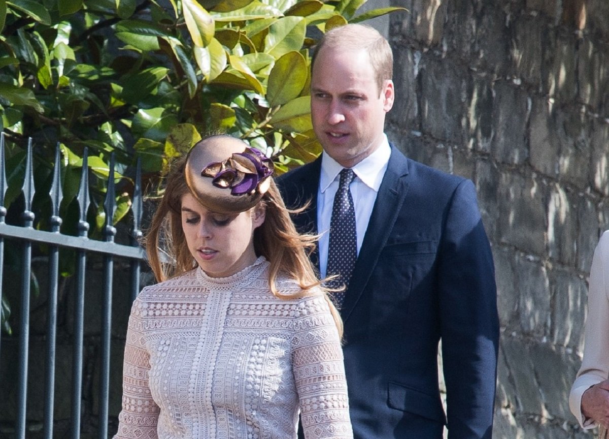 Prince William, who feuded with Princess Beatrice's ex, attend Easter Day Service