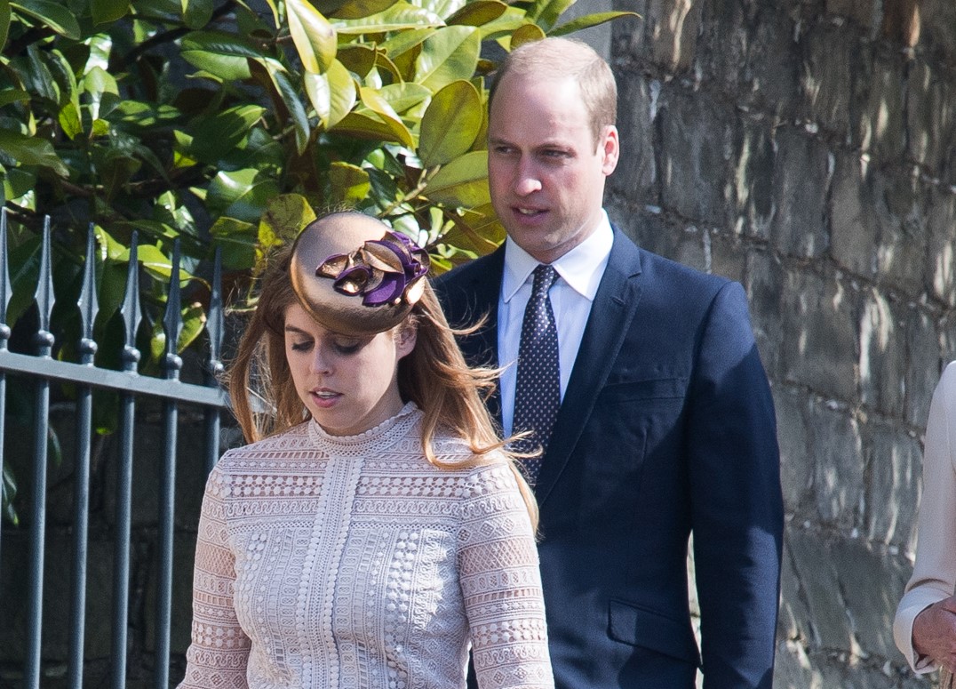 Prince William and Princess Beatrice attend Easter Day Service