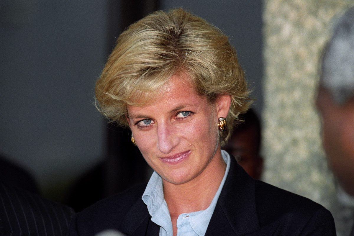 Princess Diana, who a former bodyguard says wanted to move to the U.S. similarly to what Prince Harry did in 2020, looks on