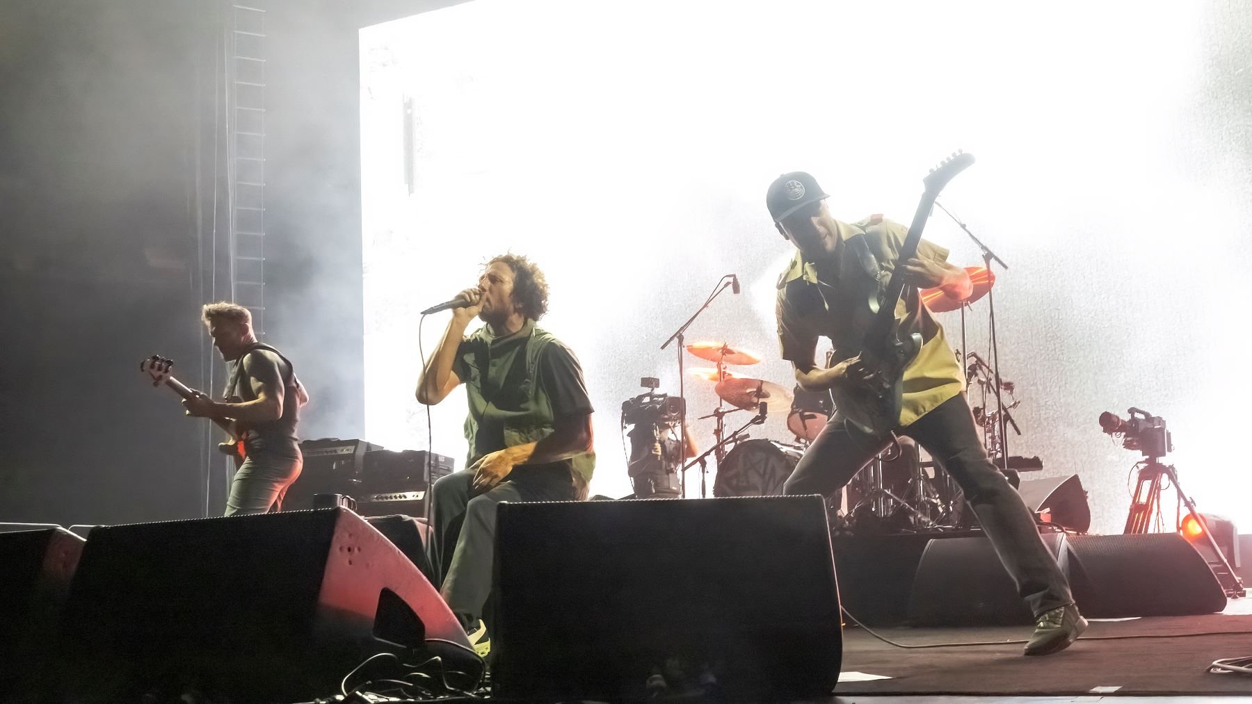 A Rage Against the Machine concert at Madison Square Garden in New York City