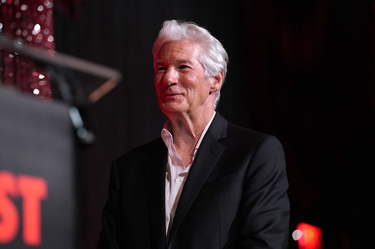 Richard Gere speaks onstage during City Harvest Presents The 2022 Gala