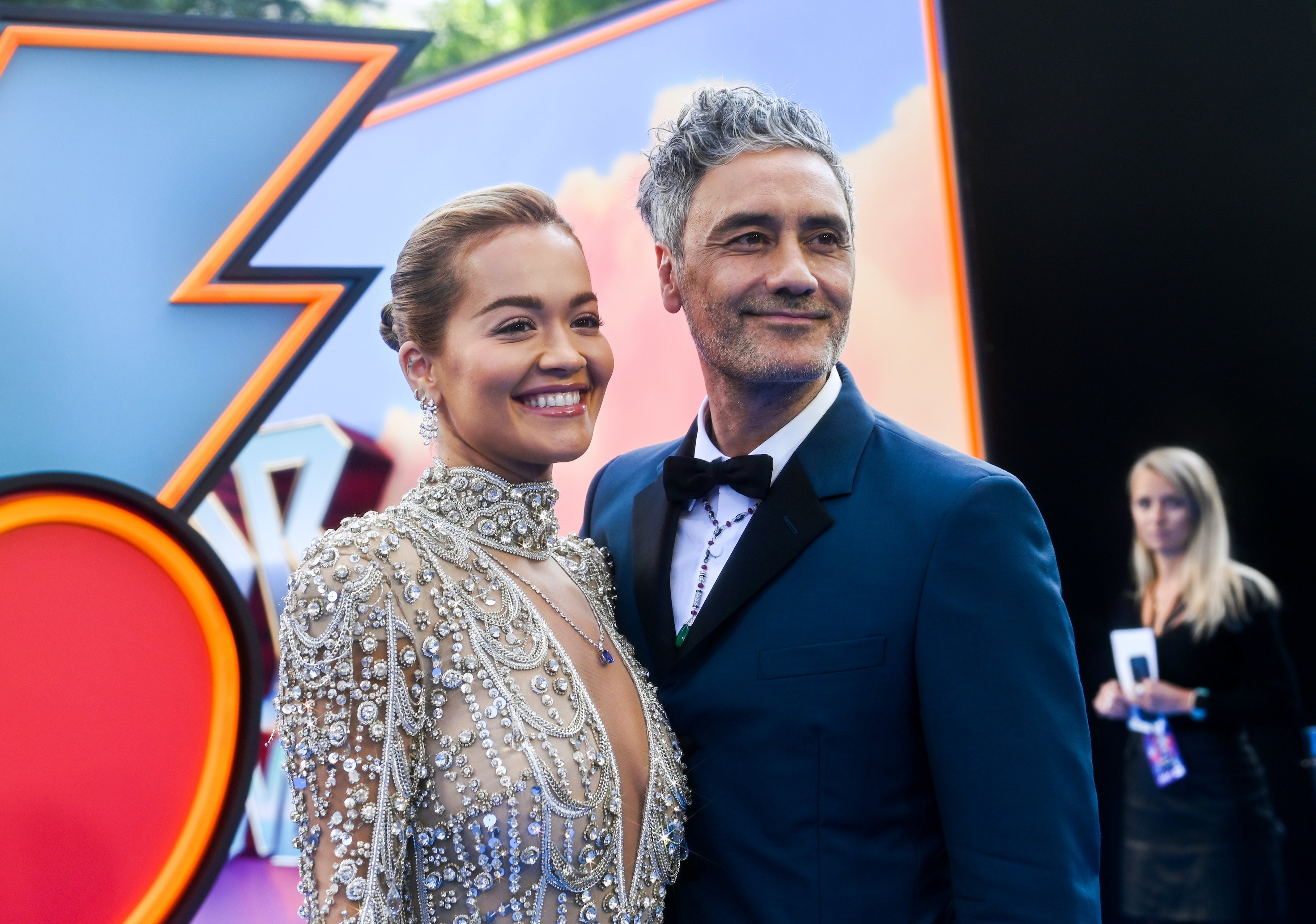 Rita Ora and Taika Waititi attend the UK Gala screening of Thor: Love and Thunder