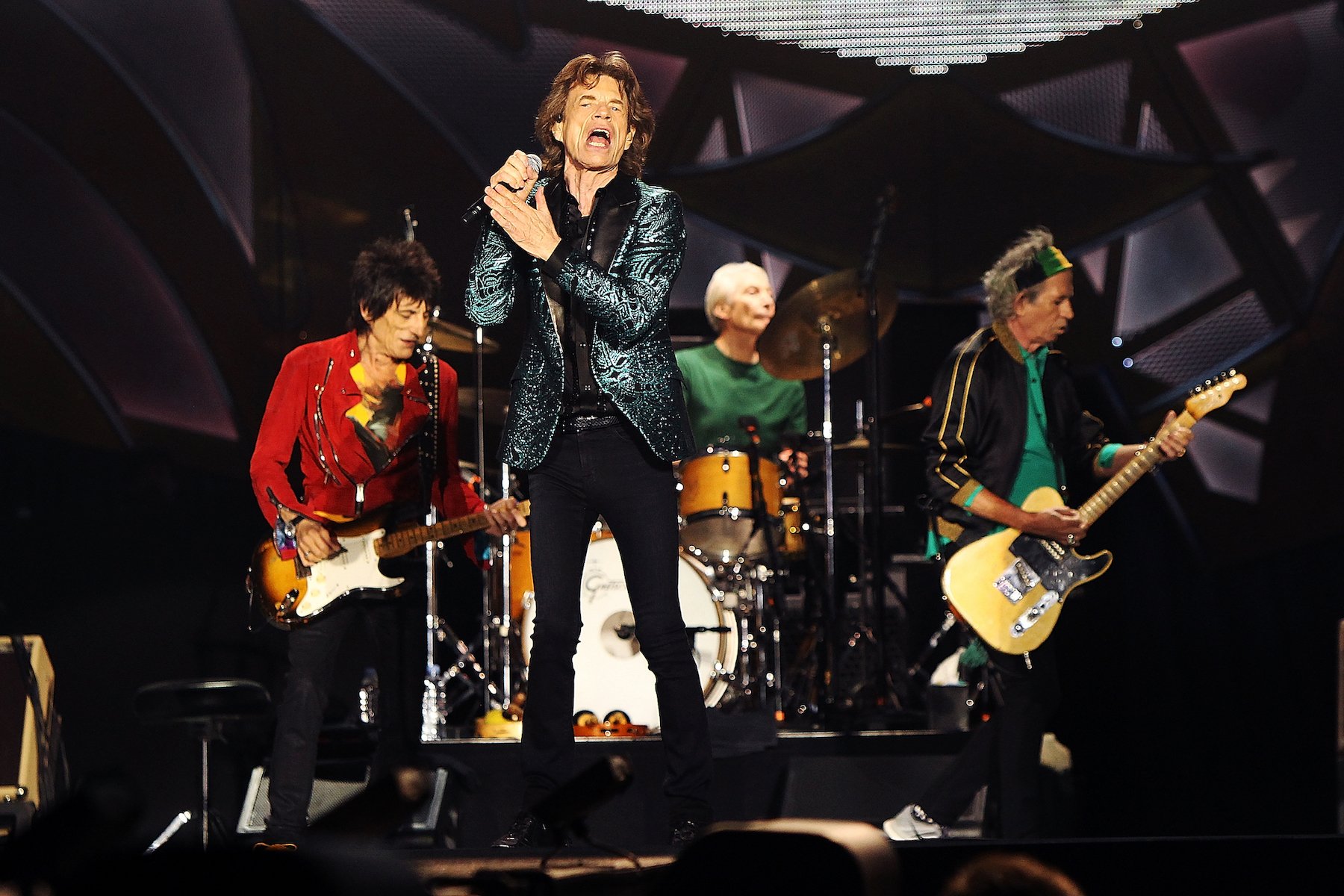 The Rolling Stones perform live at Adelaide Oval