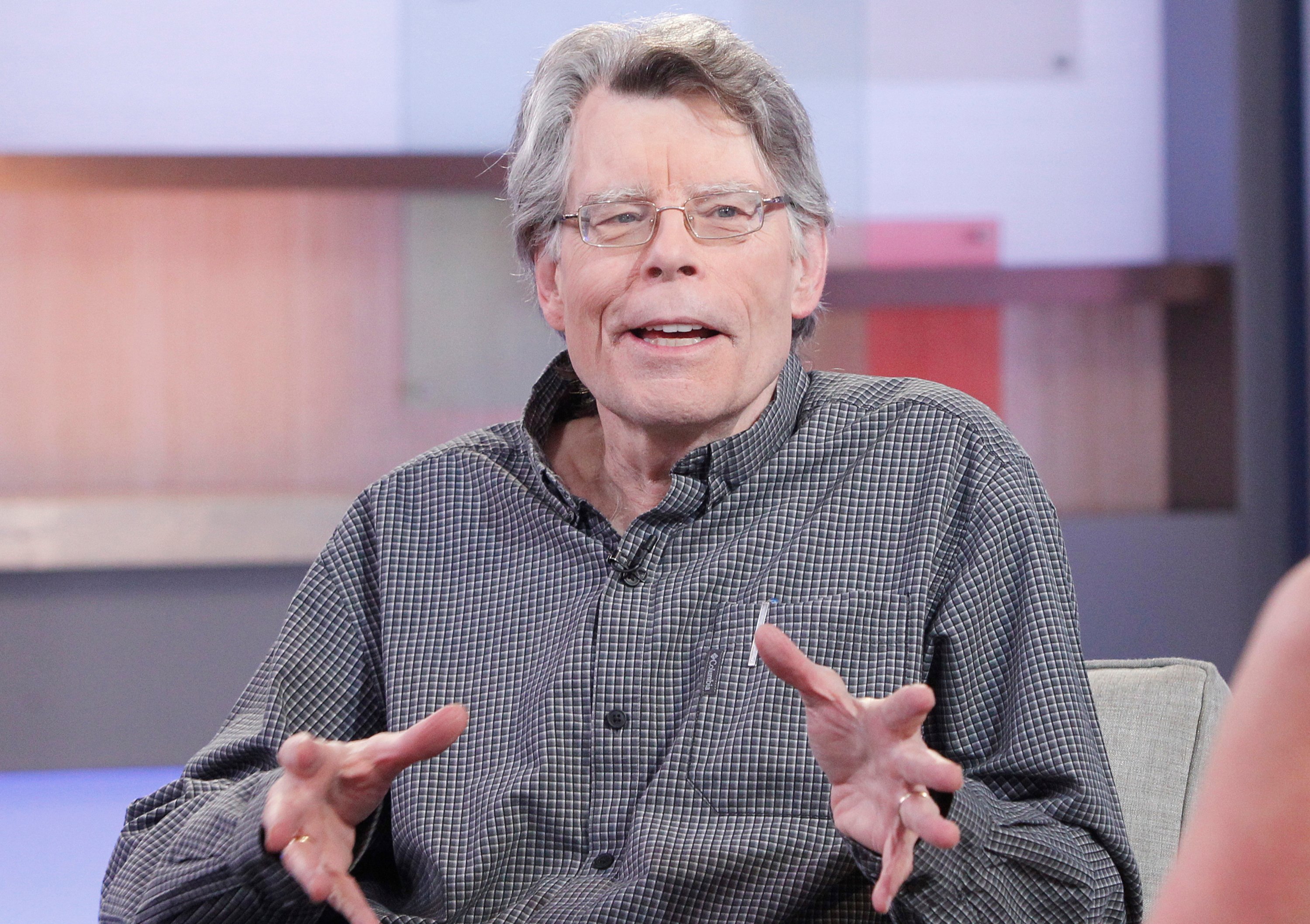 Author Stephen King makes an appearance on Good Morning America in 2015