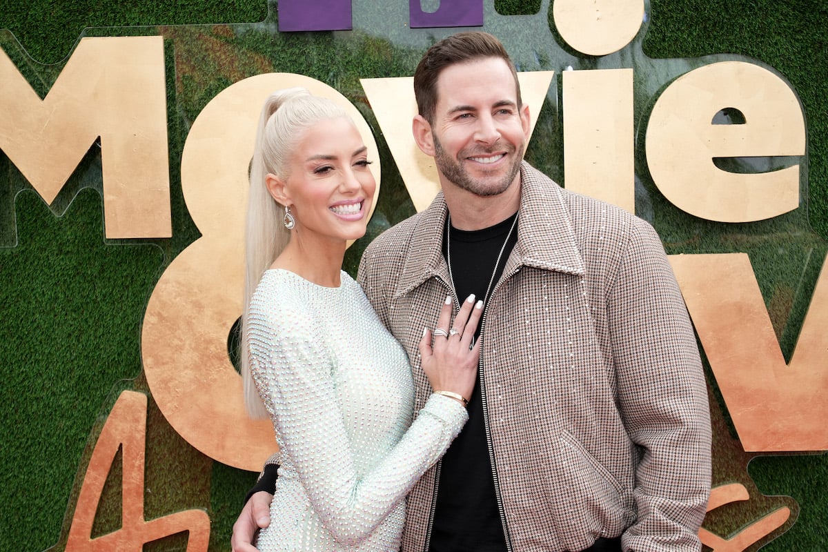 Heather Rae Young and Tarek El Moussa, who just celebrated the "Flip or Flop" star's 41st birthday.