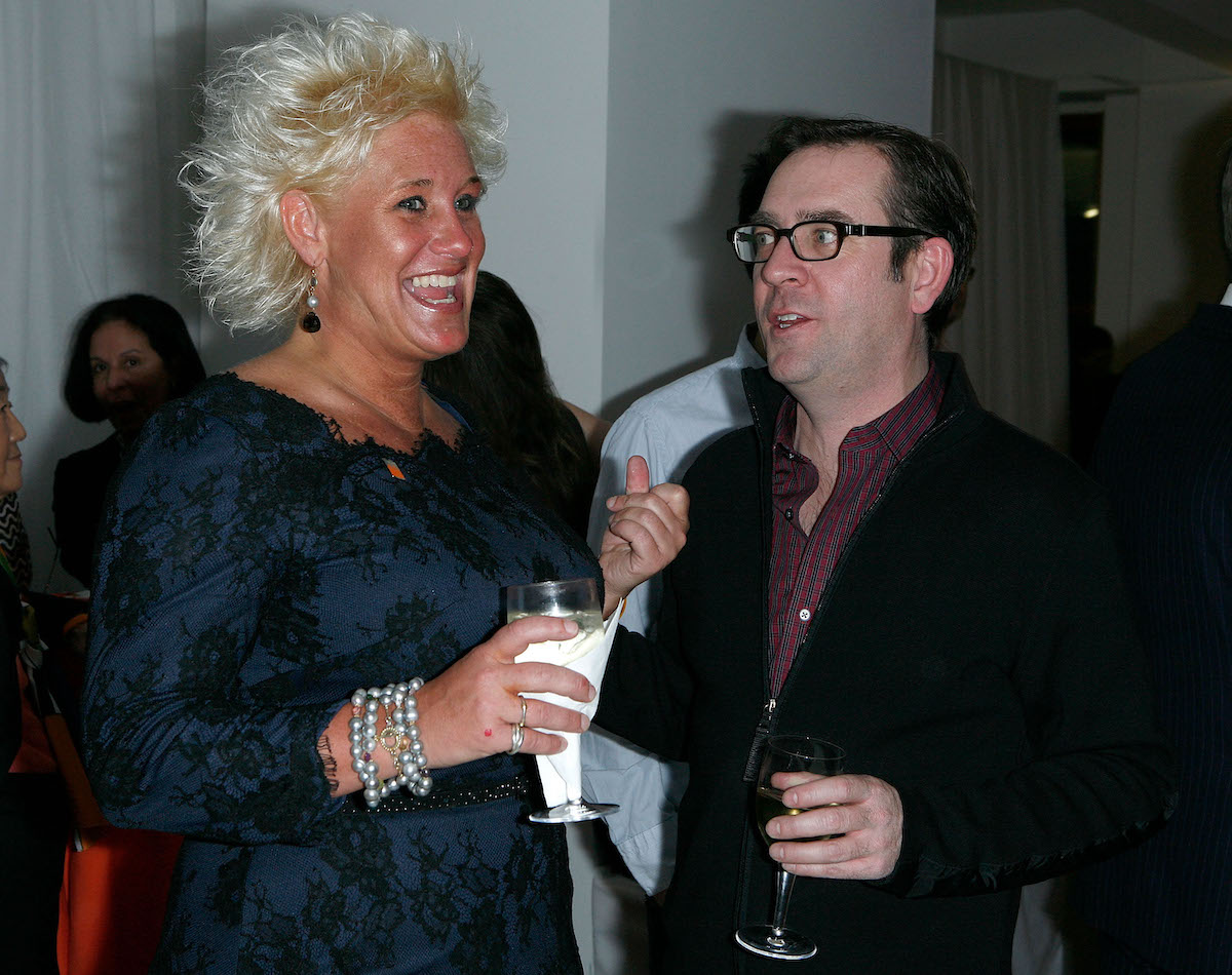 Anne Burrell and Ted Allen