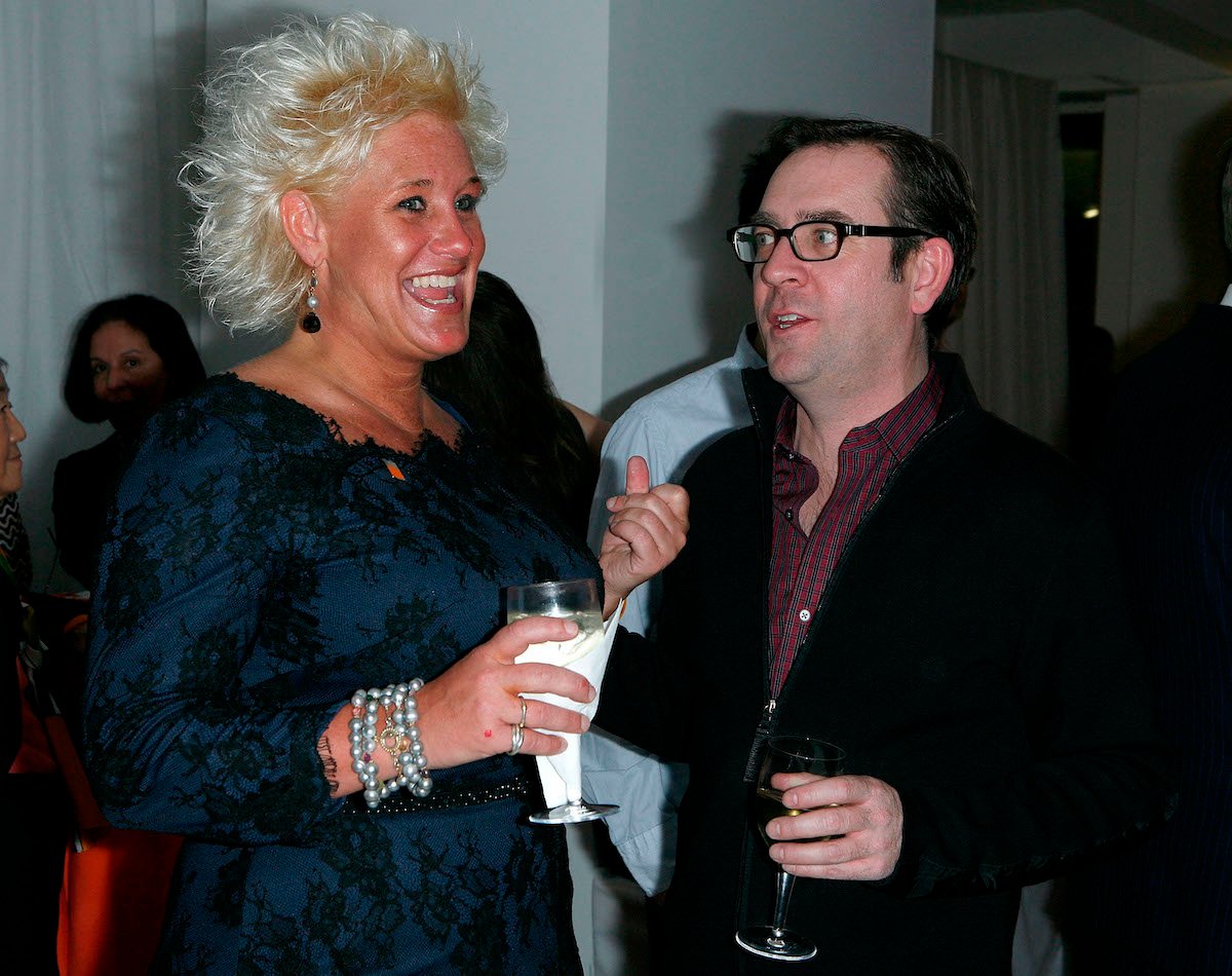 Anne Burrell and Ted Allen