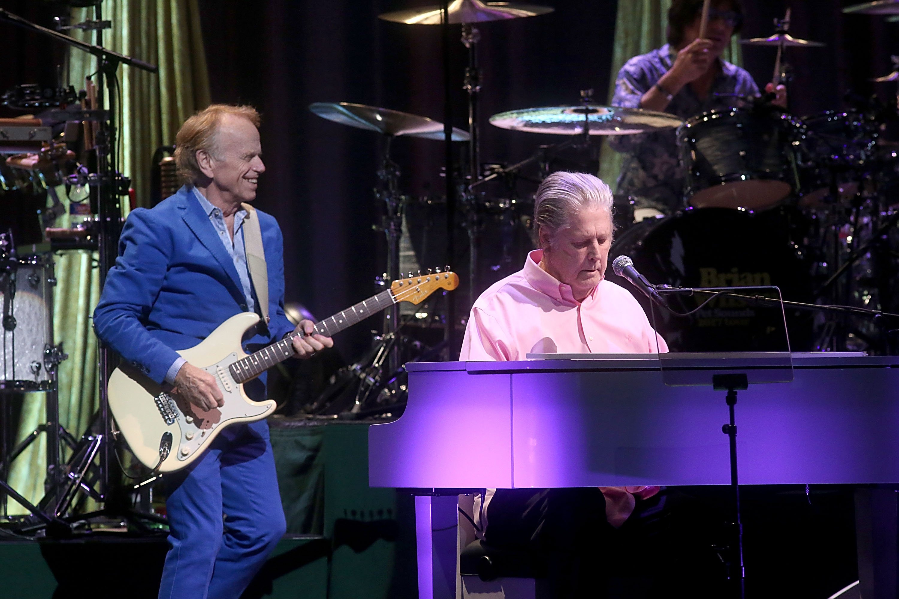Brian Wilson and Al Jardine of the Beach Boys perform 'Pet Sounds' in concert at ACL Live