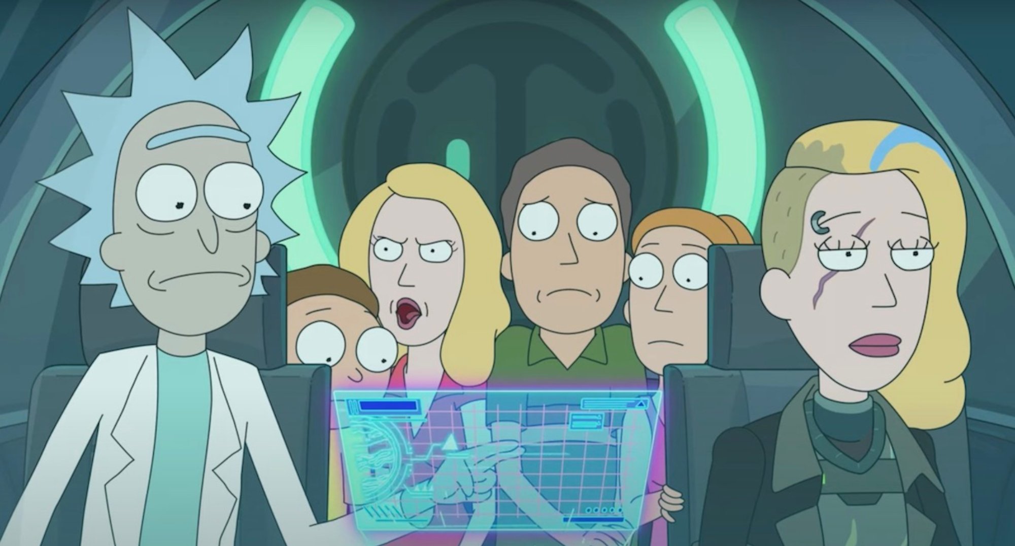 The Smith family in 'Rick and Morty' Season 6 trailer.